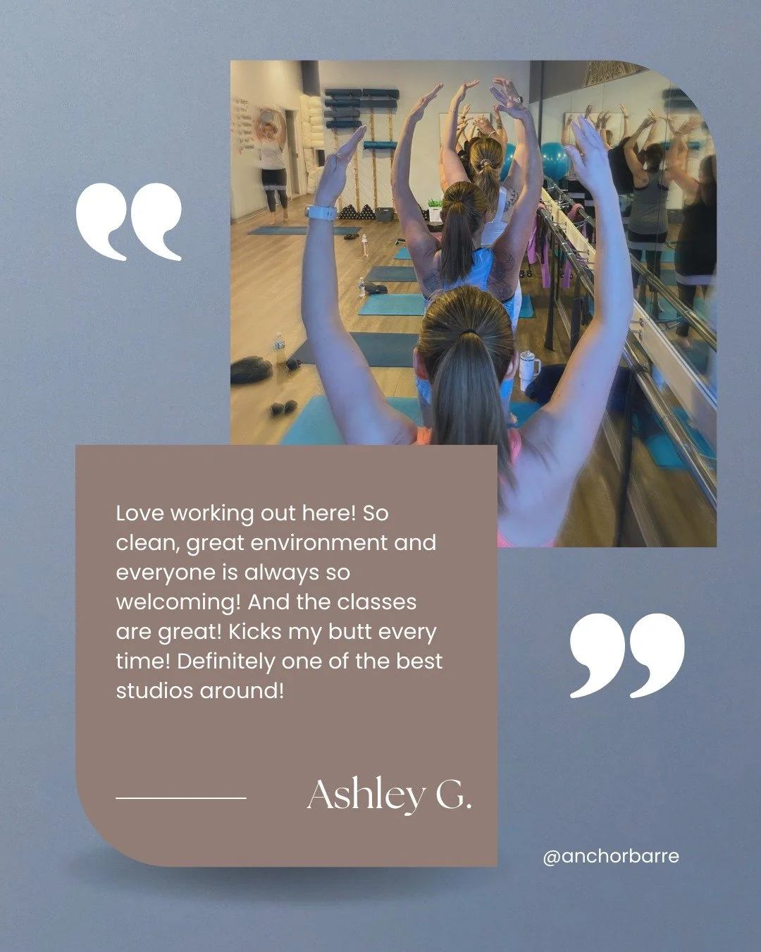 You deserve to feel better and absolutely will after moving your body in one of our amazing barre classes. But don't take our word for it...