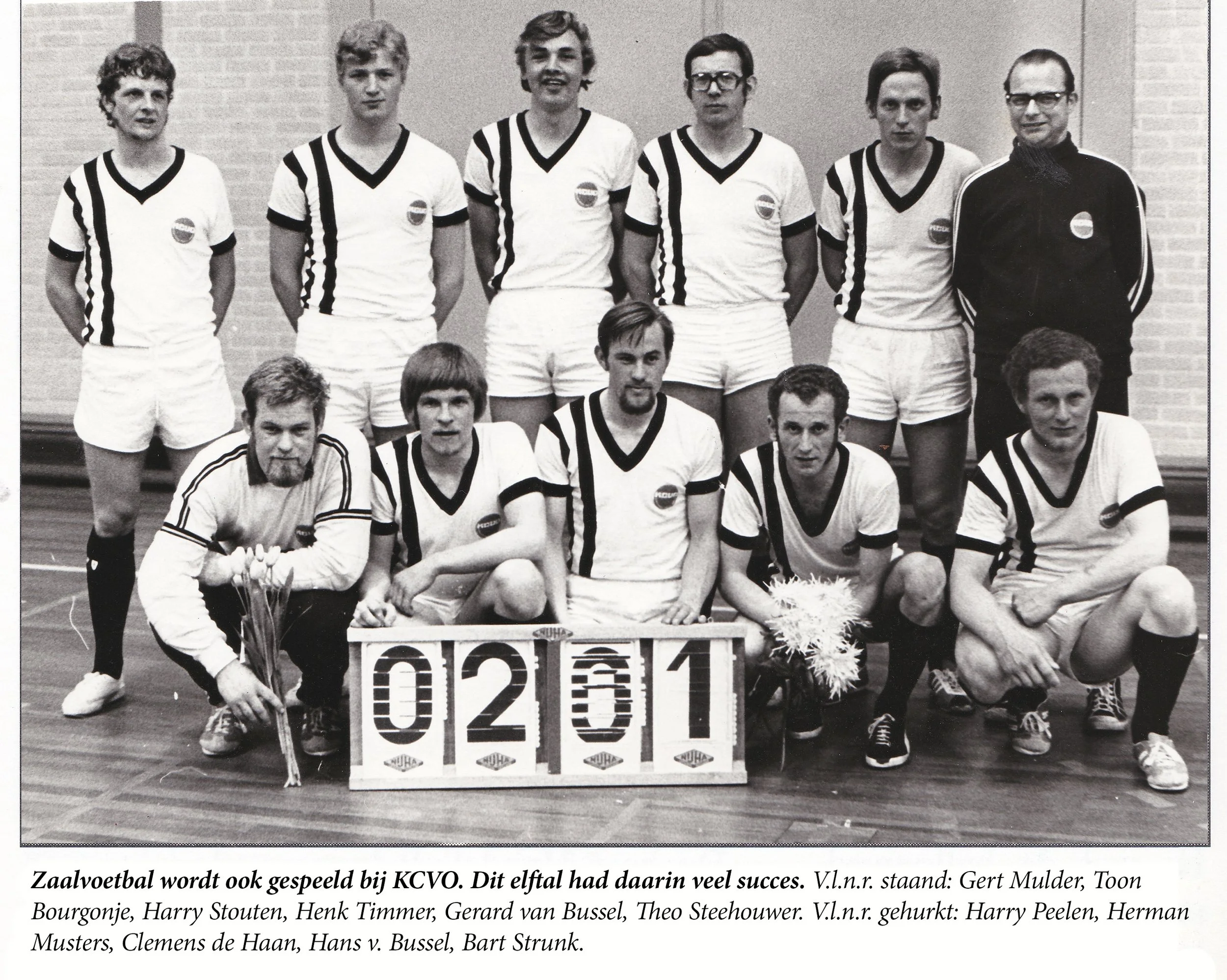 Ook werd bij KCVO zaalvoetbal gespeeld