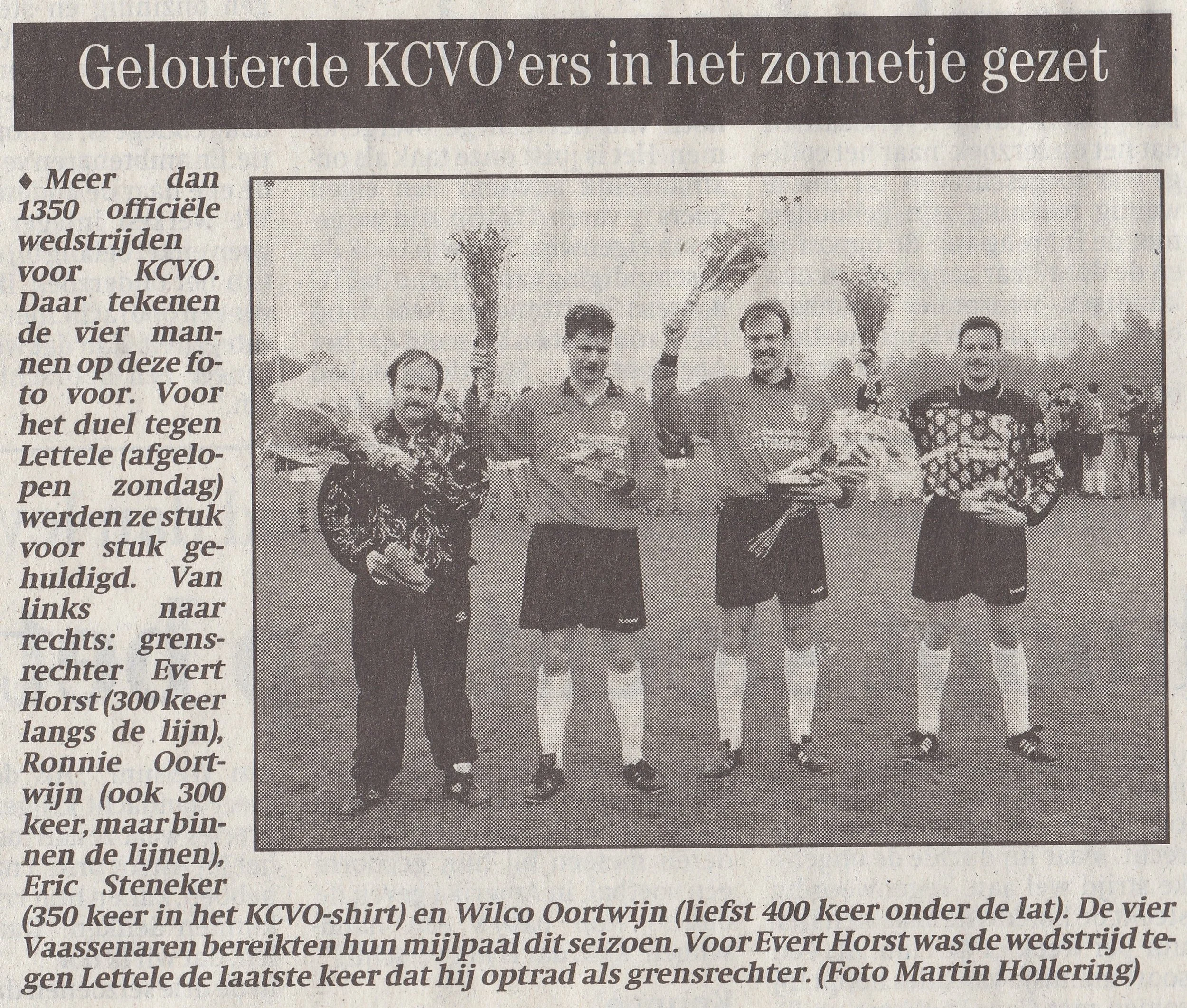 Gelouterde KCVO'ers; 30 april 1995