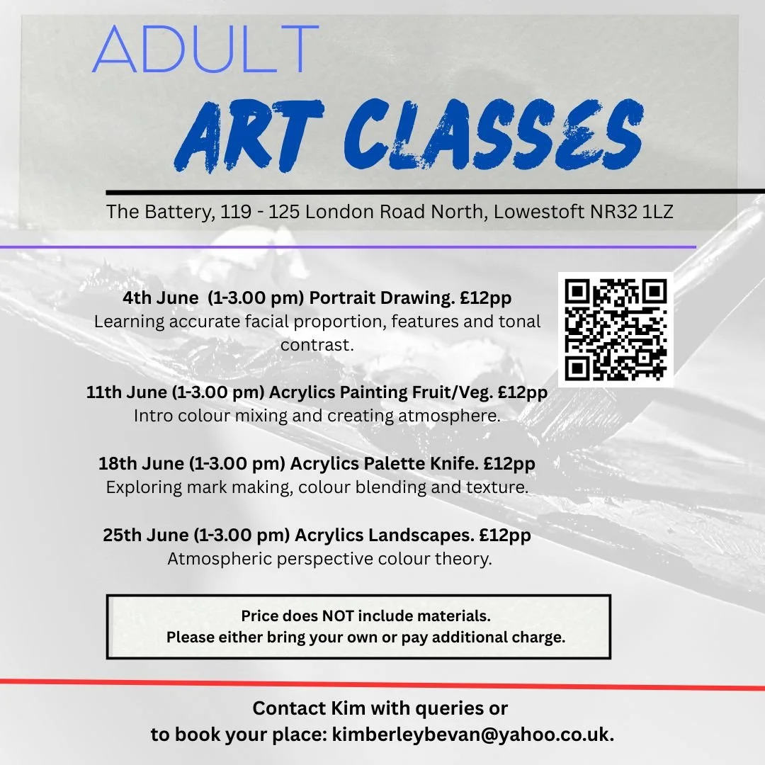 Adult Art Classes with Kimberley Bevan