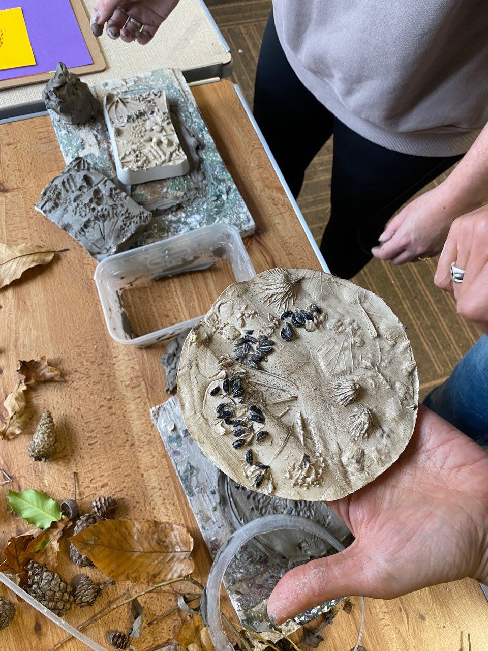 Family Melting Pot: Plaster Cast Plants