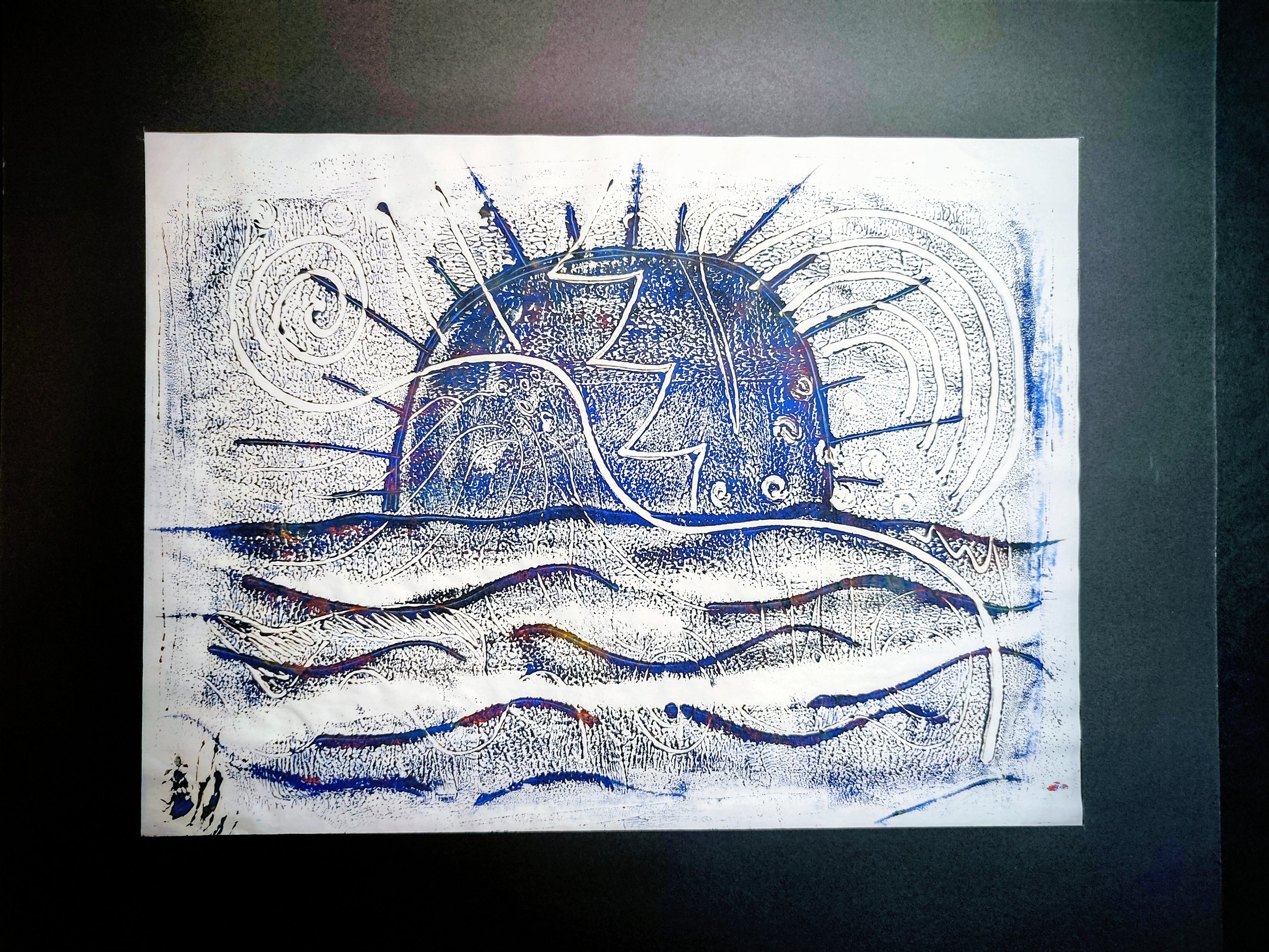 Family Melting Pot: Monoprinting