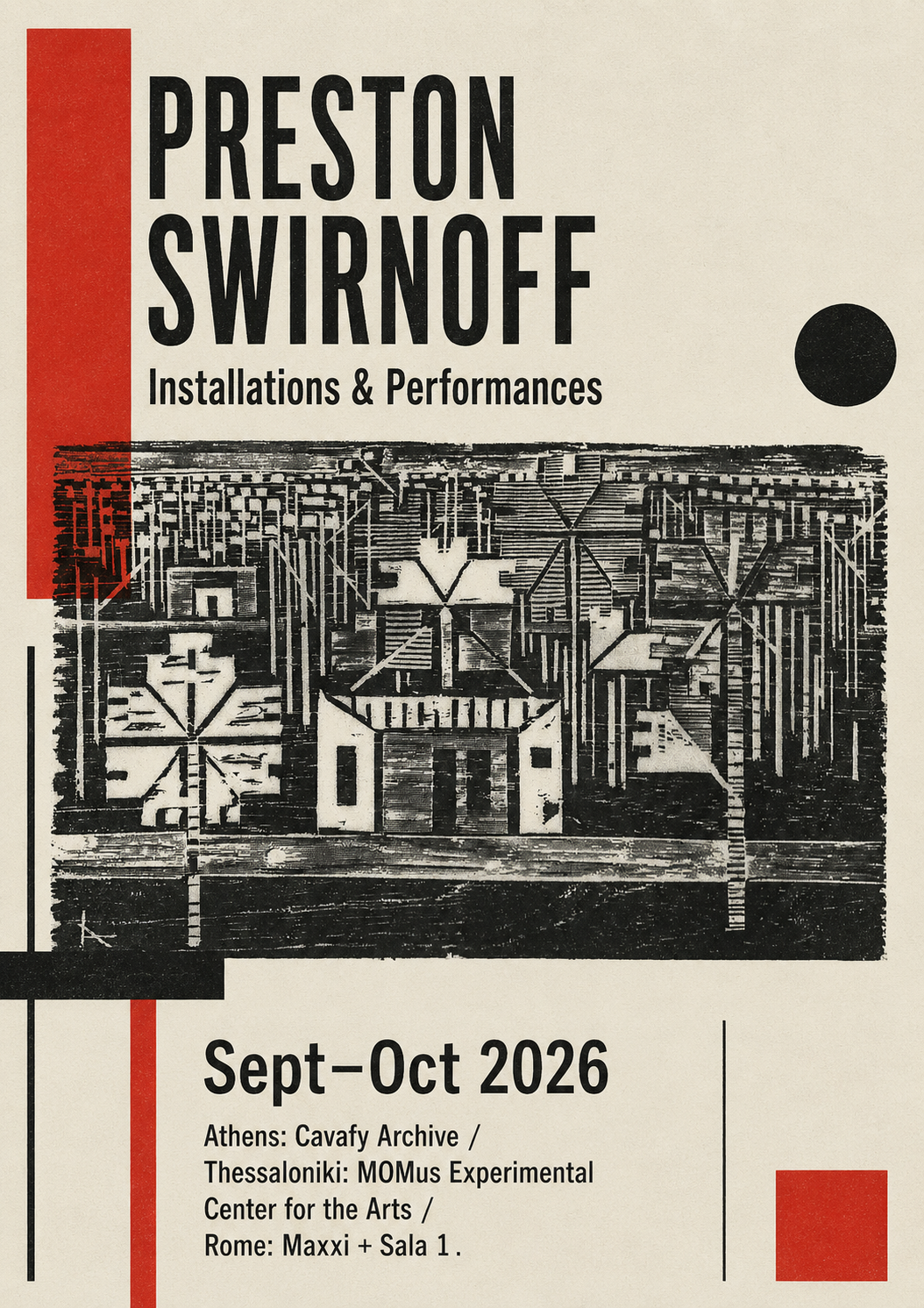 SEPT-OCT 2026: GREECE &amp; ITALY Installations, Texts, and Performances 