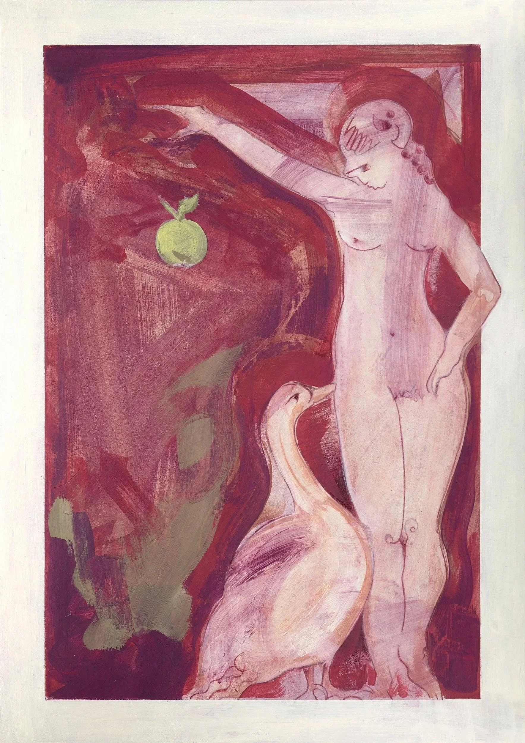 The Secret Garden | Acrylic & pencil on paper | 42 x 30cm | 2026