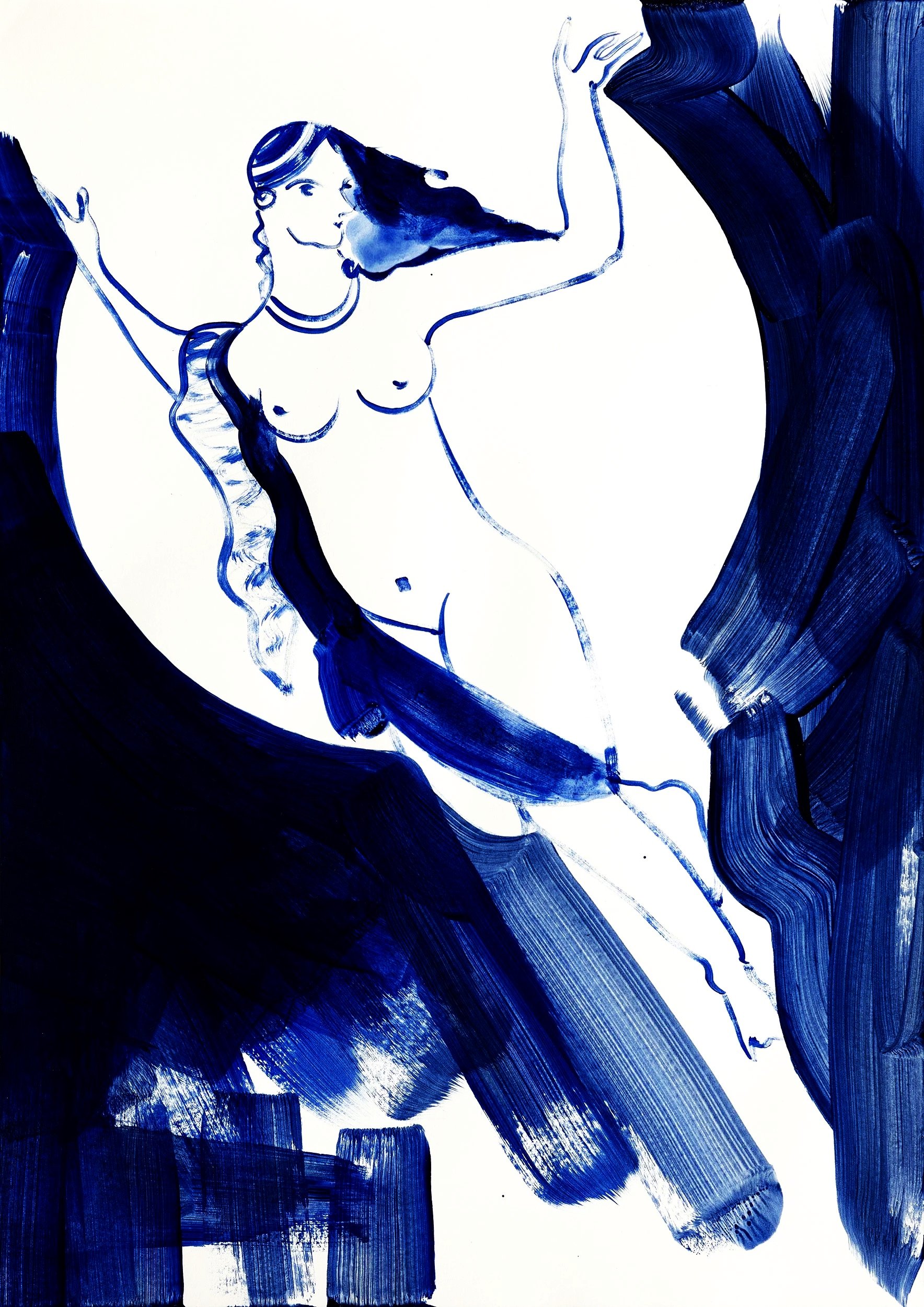 Spirit of Deal | Acrylic & ink on paper | 42 x 30cm | 2026