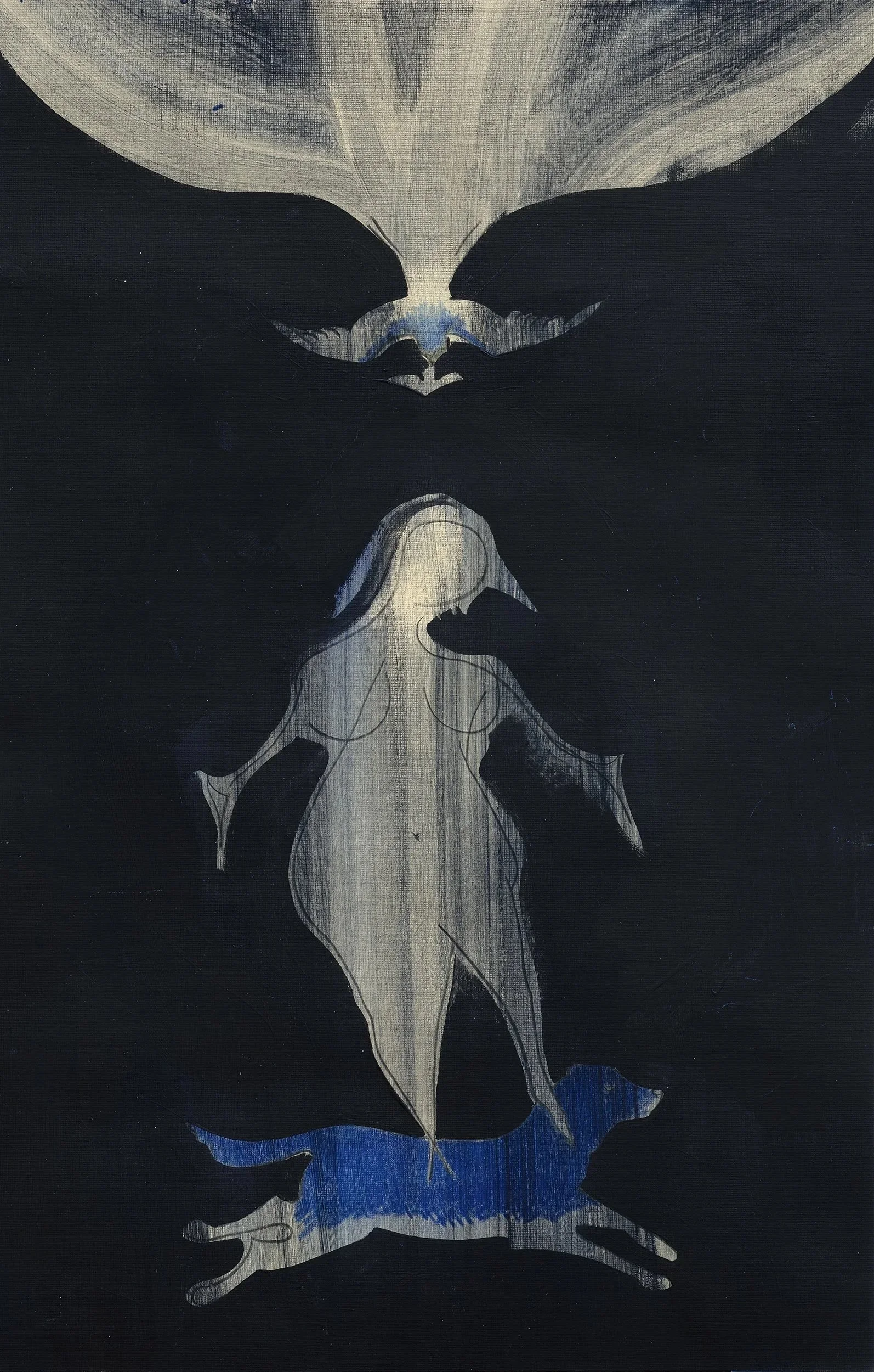 Goddess | Acrylic & pencil on paper | 42 x 26cm | 2026