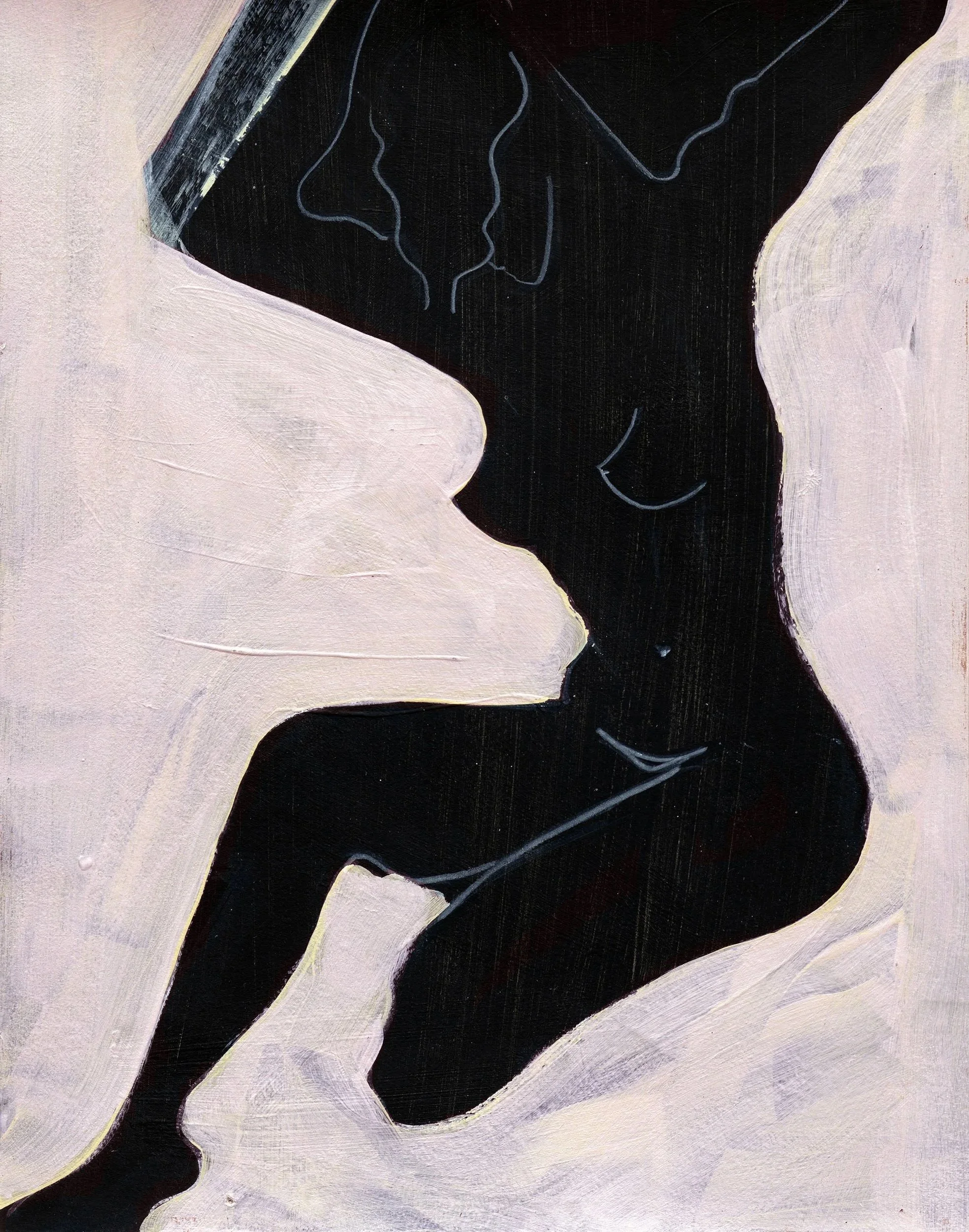 Crowning Glory | Acrylic & pencil on paper | 38 x 36cm | 2025