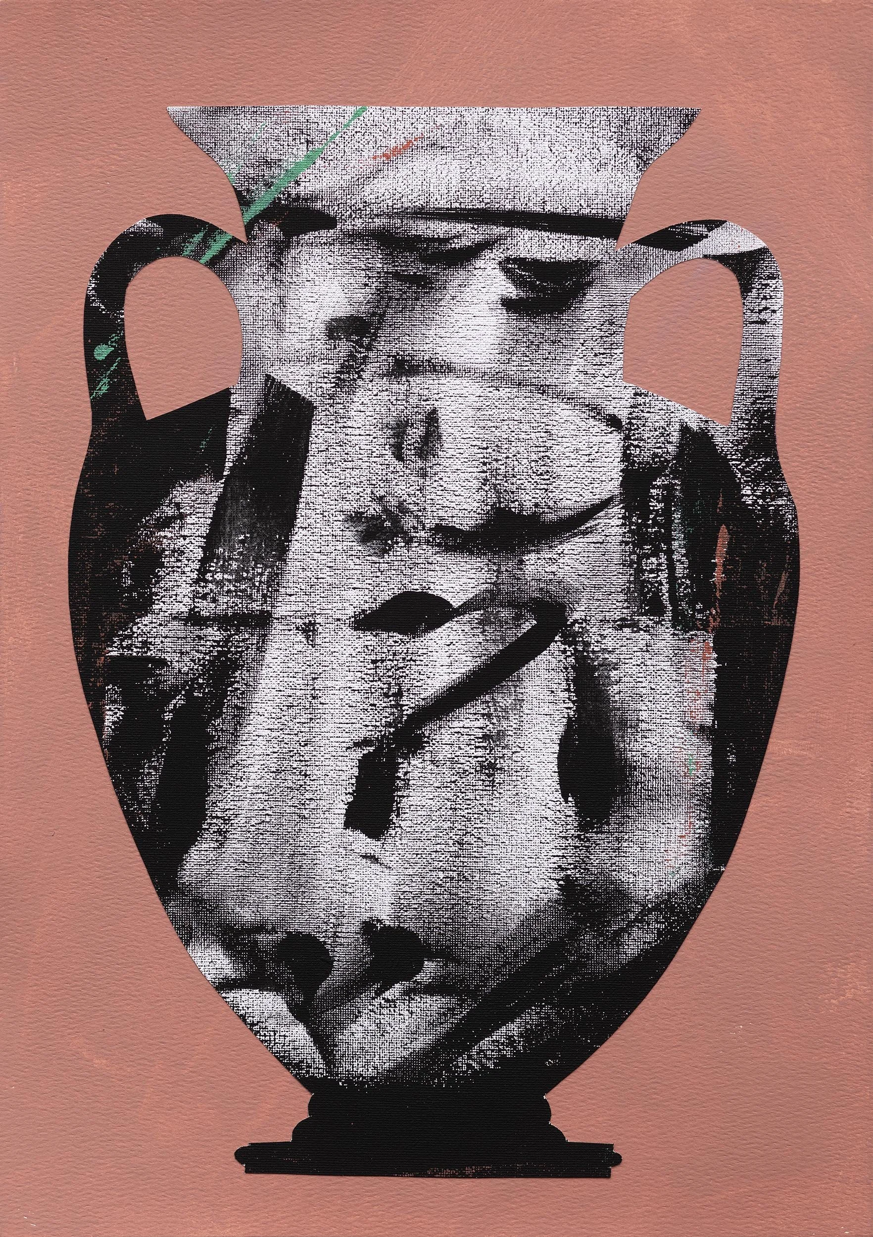 Monochrome | Acrylic on paper | 42 x 30cm | 2026