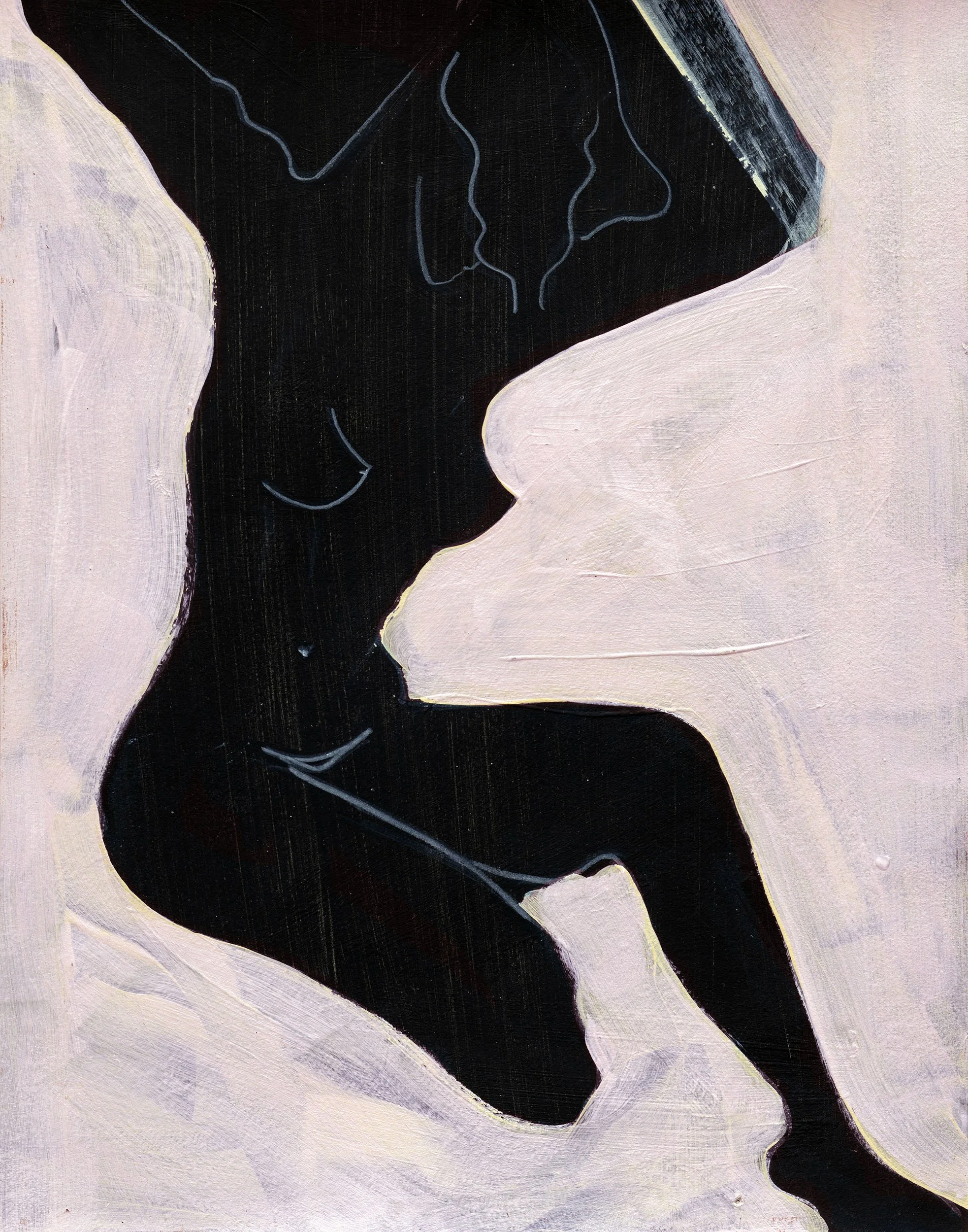Crowning Glory | Acrylic & pencil on paper | 38 x 36cm | 2025