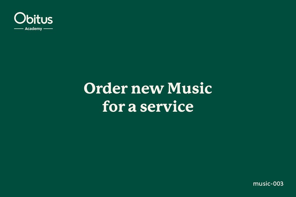 Music — Obitus Academy Videos — Obitus
