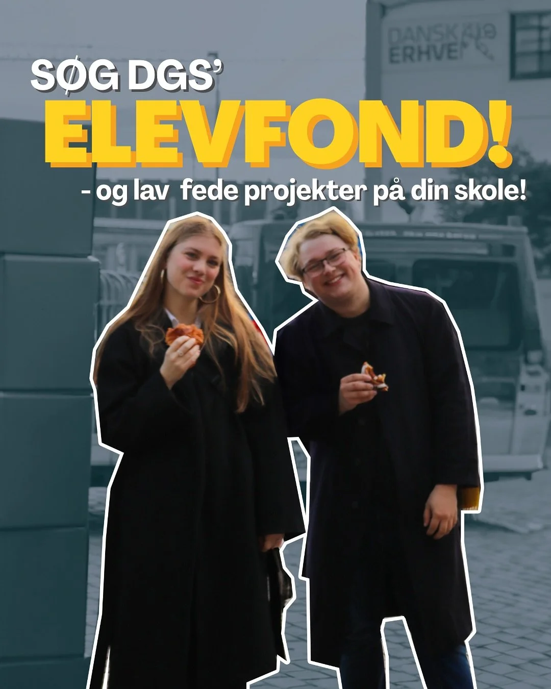 Vil du og din skole og elevr&aring;d lave fede projekter p&aring; jeres gymnasium?
S&aring; husk at i kan s&oslash;ge op til 7.000. fra DGS fond!

L&aelig;s mere og s&oslash;g her: gymnasieelever.dk