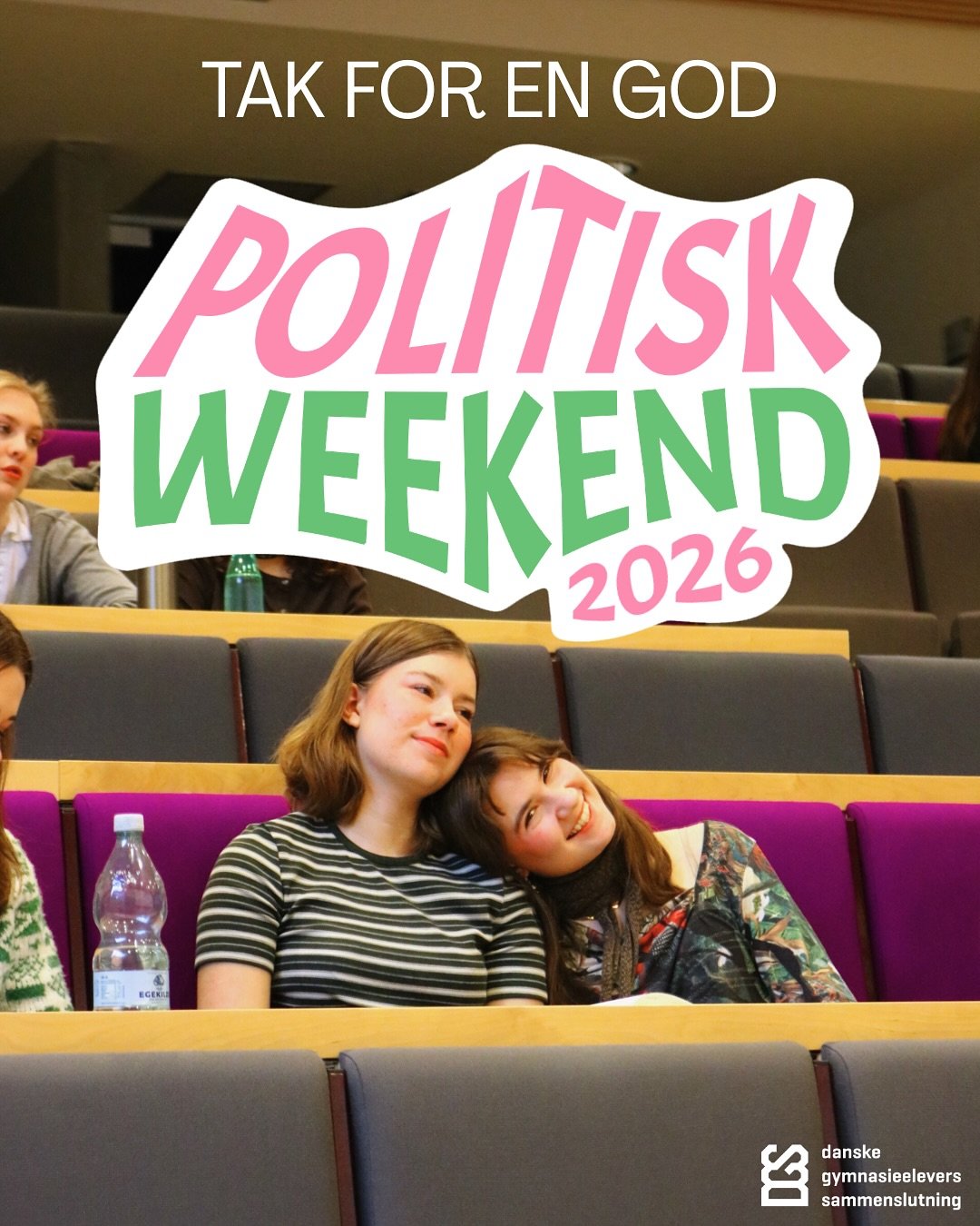 Tusind tak for en helt fantastisk politisk weekend 💫
Tak til vores inspirerende opl&aelig;gsholdere, engagerede deltagere og alle jer, der bidrog med energi, debat og f&aelig;llesskab.

Det blev en weekend fyldt med nye perspektiver, st&aelig;rke sa