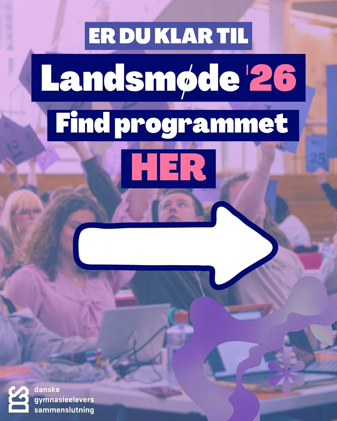 I dag er der under 1 uge til vores Landsm&oslash;de, og DU er inviteret💫🫰 L&aelig;s mere og tilmeld jer via hjemmeside, som er linket i bio🌸