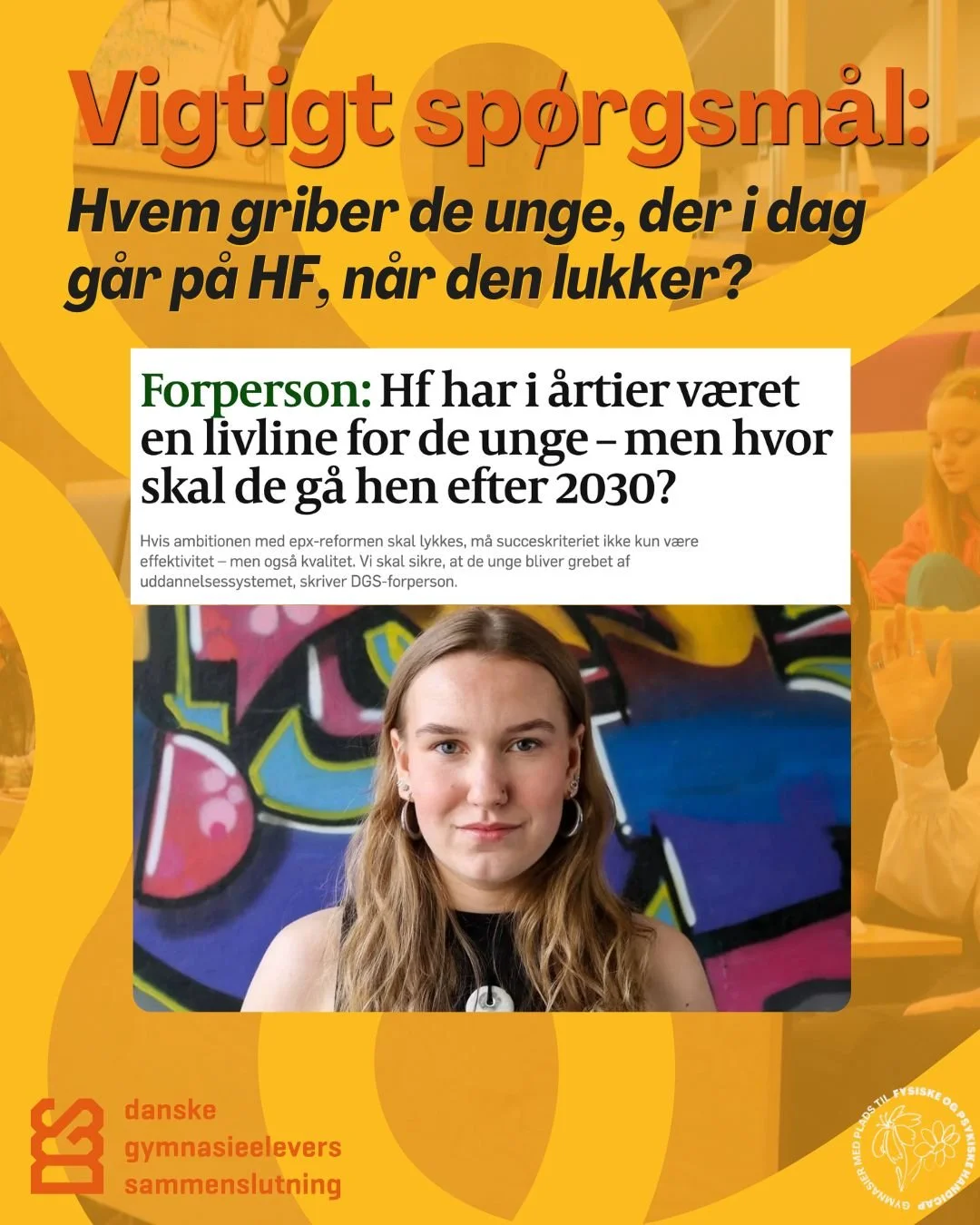 Vi skal sikre, at alle unge bliver grebet i uddannelsessystemet. L&aelig;s vores debatindl&aelig;g i uddannelsesmonitor, hvor vi s&aelig;tter fokus p&aring; inklusion i ungdomsuddannelserne 💫

Link til debatindl&aelig;g: https://uddannelsesmonitor.d