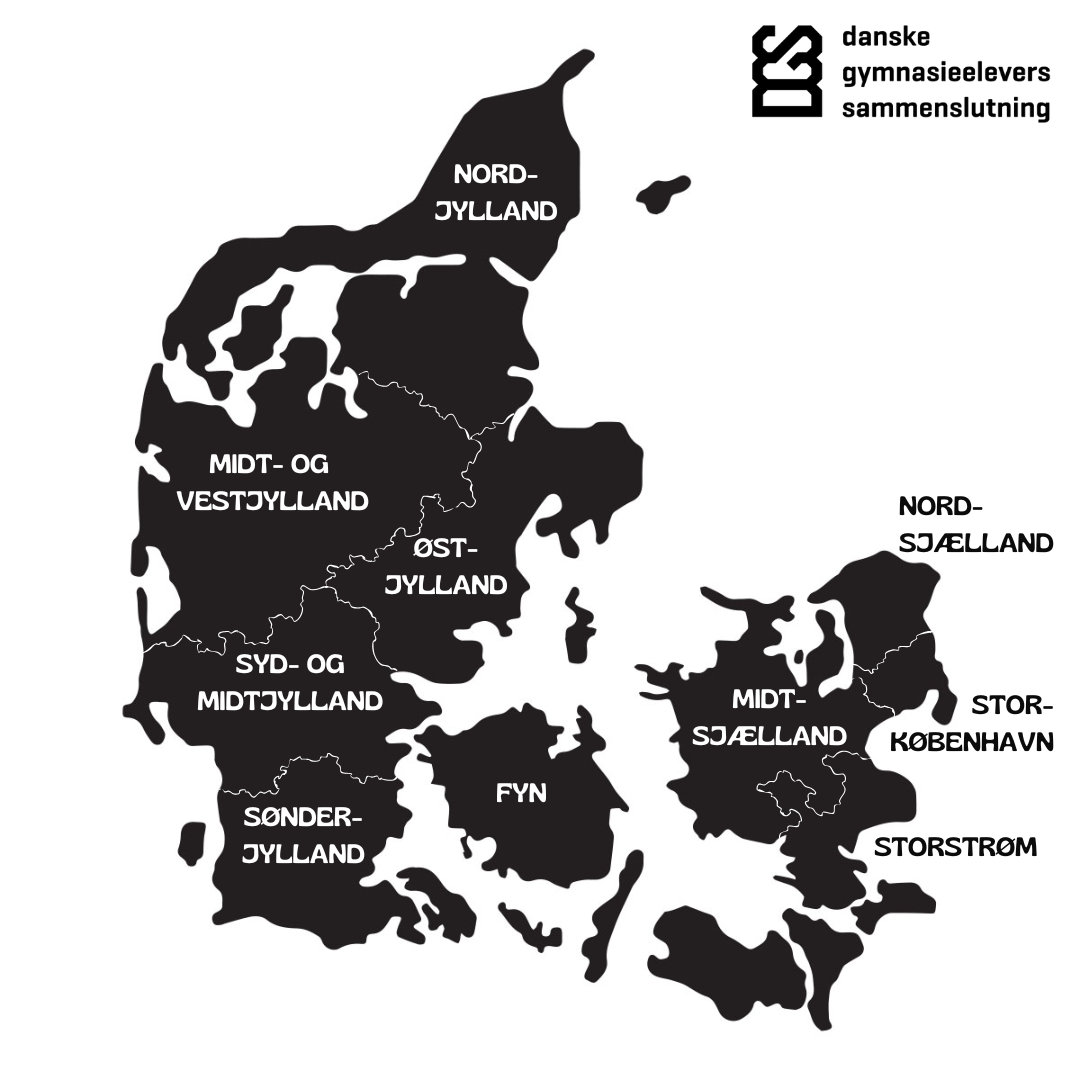 Regionerne — Danske Gymnasieelevers Sammenslutning