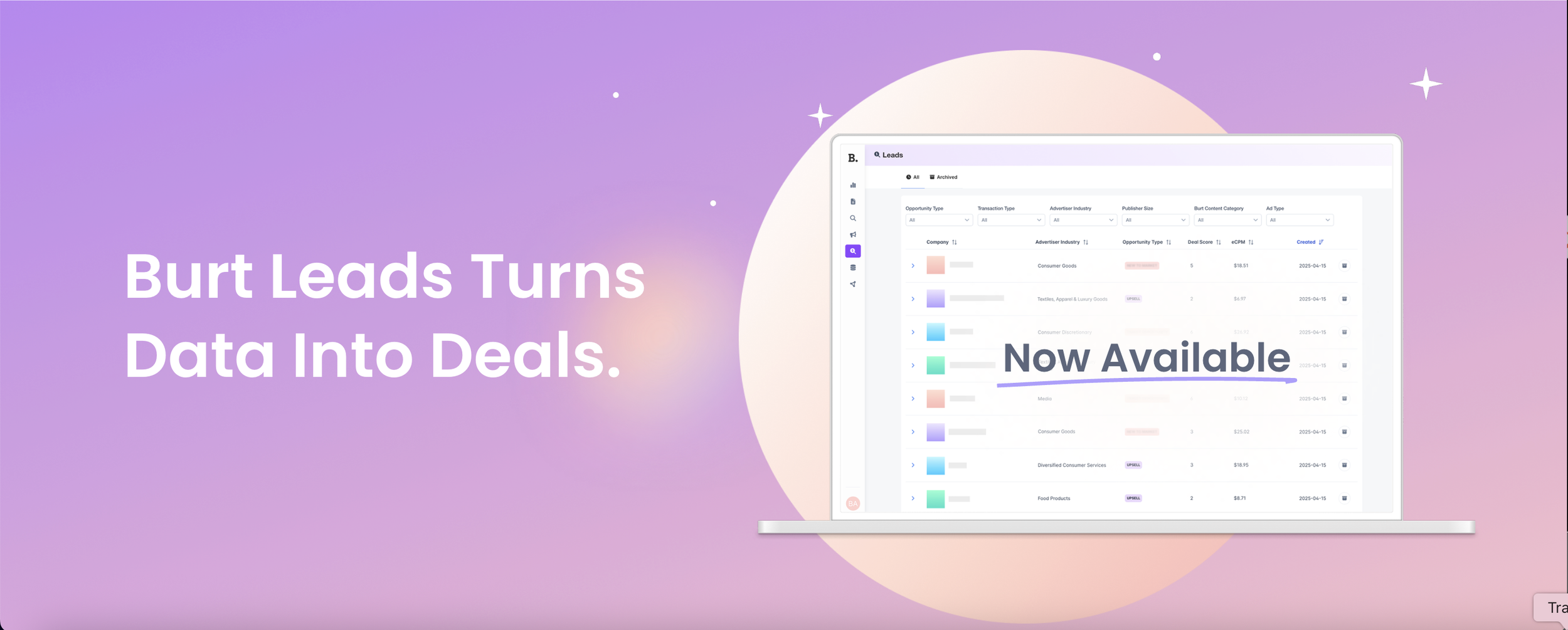 New from Burt: Introducing Burt Leads