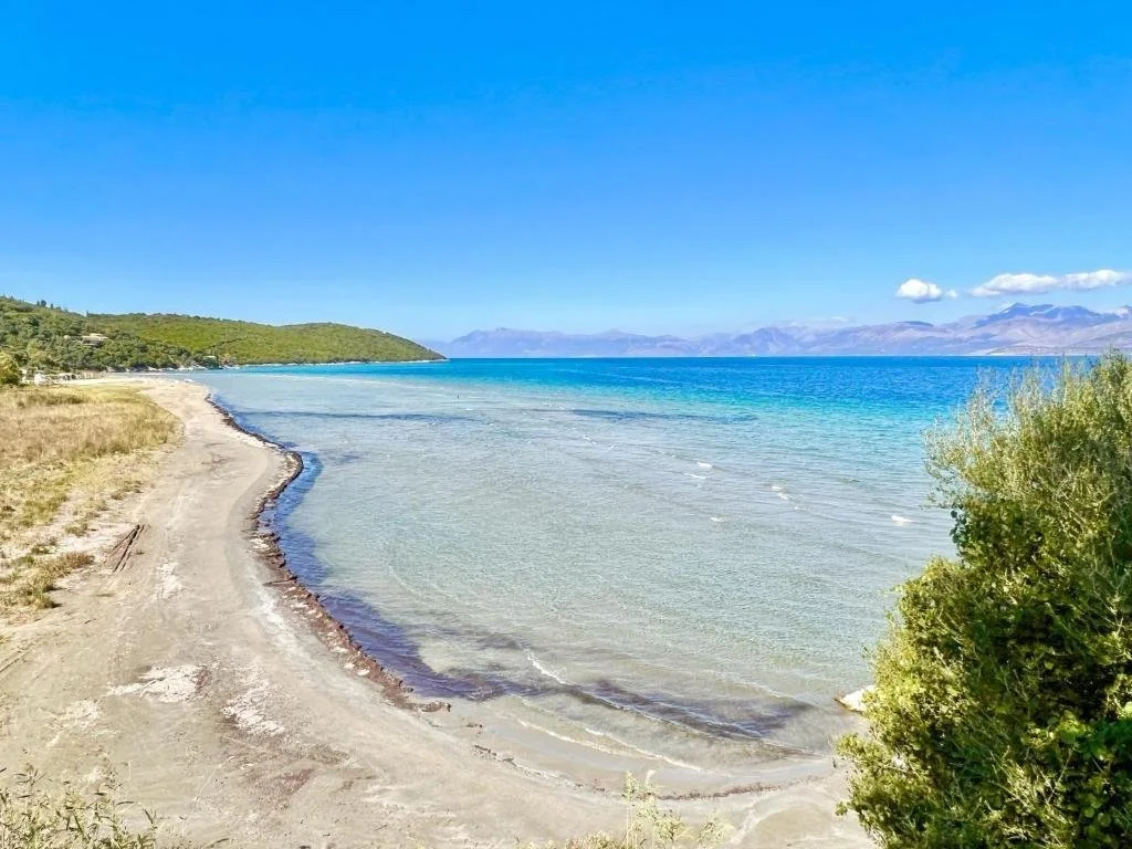 Kalamaki Beach in Corfu