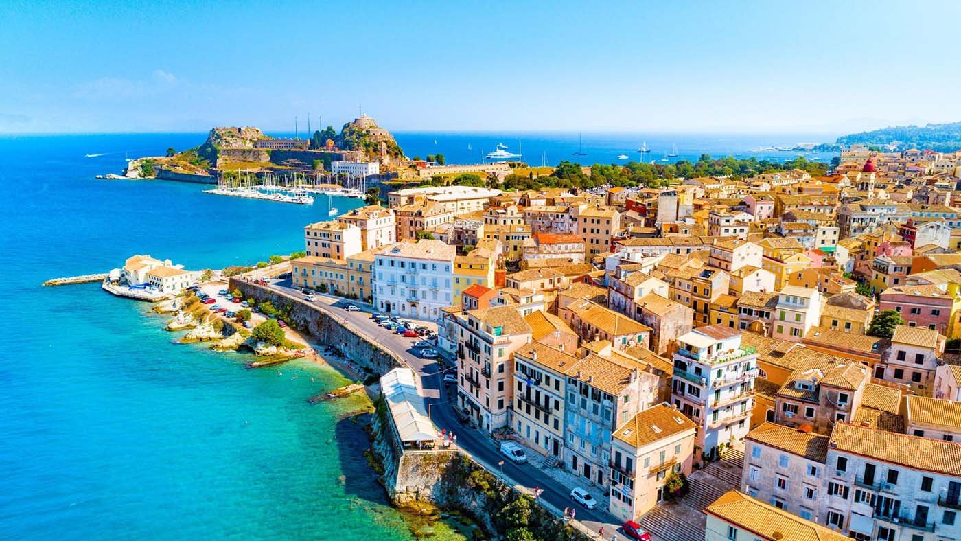 Corfu Town waterfront