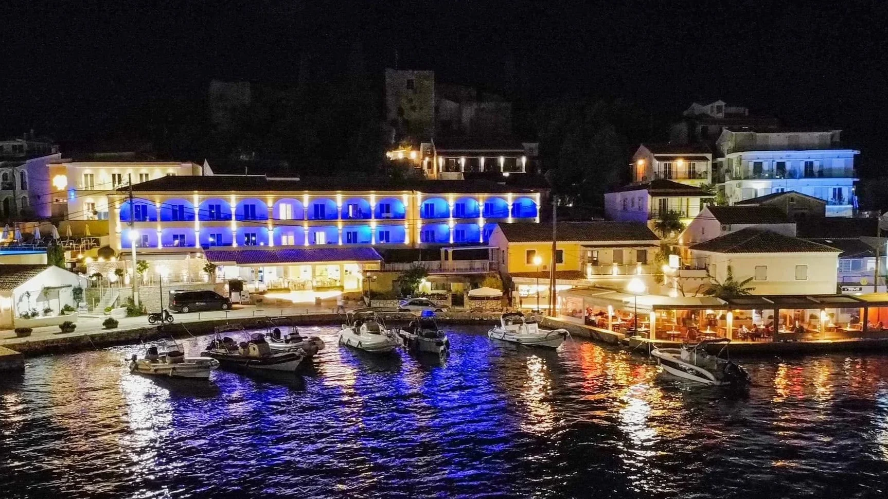 Evening boat trip in Corfu