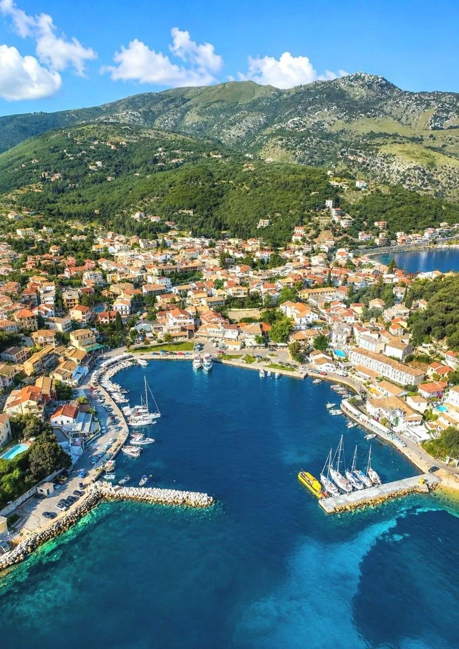Kassiopi Harbour in Corfu