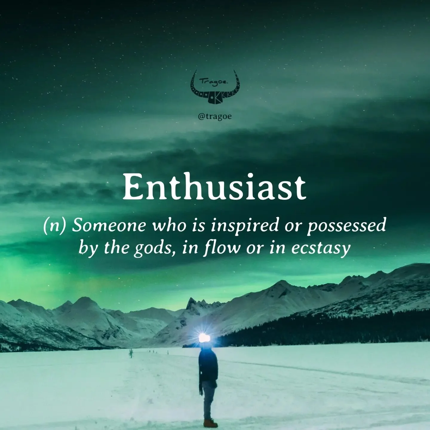Are you an enthusiast?⁠
⁠
Follow @tragoe for Pagan culture⁠
Follow @tragoe for Pagan culture⁠
⁠
New word alert!⁠
⁠
Enthusiast:⁠
Someone who is inspired or possessed by the gods, in flow or in ecstasy⁠
⁠
A beautiful Greek word that has a deep spiritua
