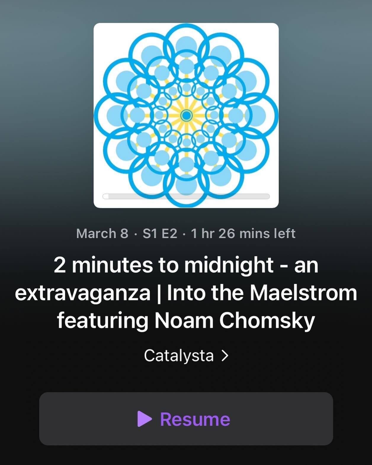 Been waiting to share this one.

We&rsquo;ve been helping Catalysta launch their 2m2m podcast, and it&rsquo;s live! It&rsquo;s pretty surreal to have edited the episode with the great Noam Chomsky.

This podcast touches on many hot topics and has a s