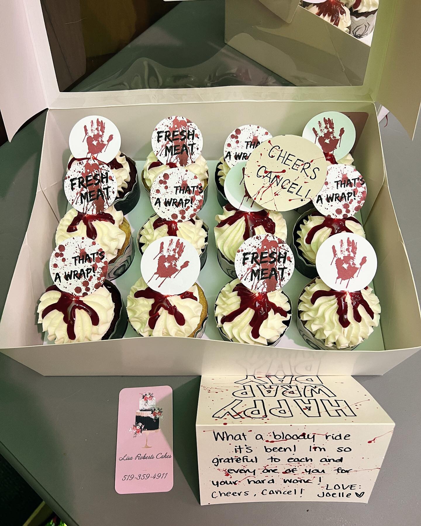 Amazing Horror themed Cupcakes from Lisa Roberts!!
Thanks Joelle!!!