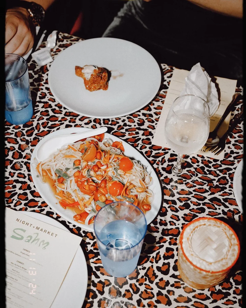 Michelle &amp; Mo had their rehearsal dinner and welcome party at the iconic @ntmrkt in Los Angeles and it was yummmmm. Film+dig 🎞️ 

.

#californiaweddingphotographer #californiabride #socalweddingphotographer #norcalweddingphotogroaher #california