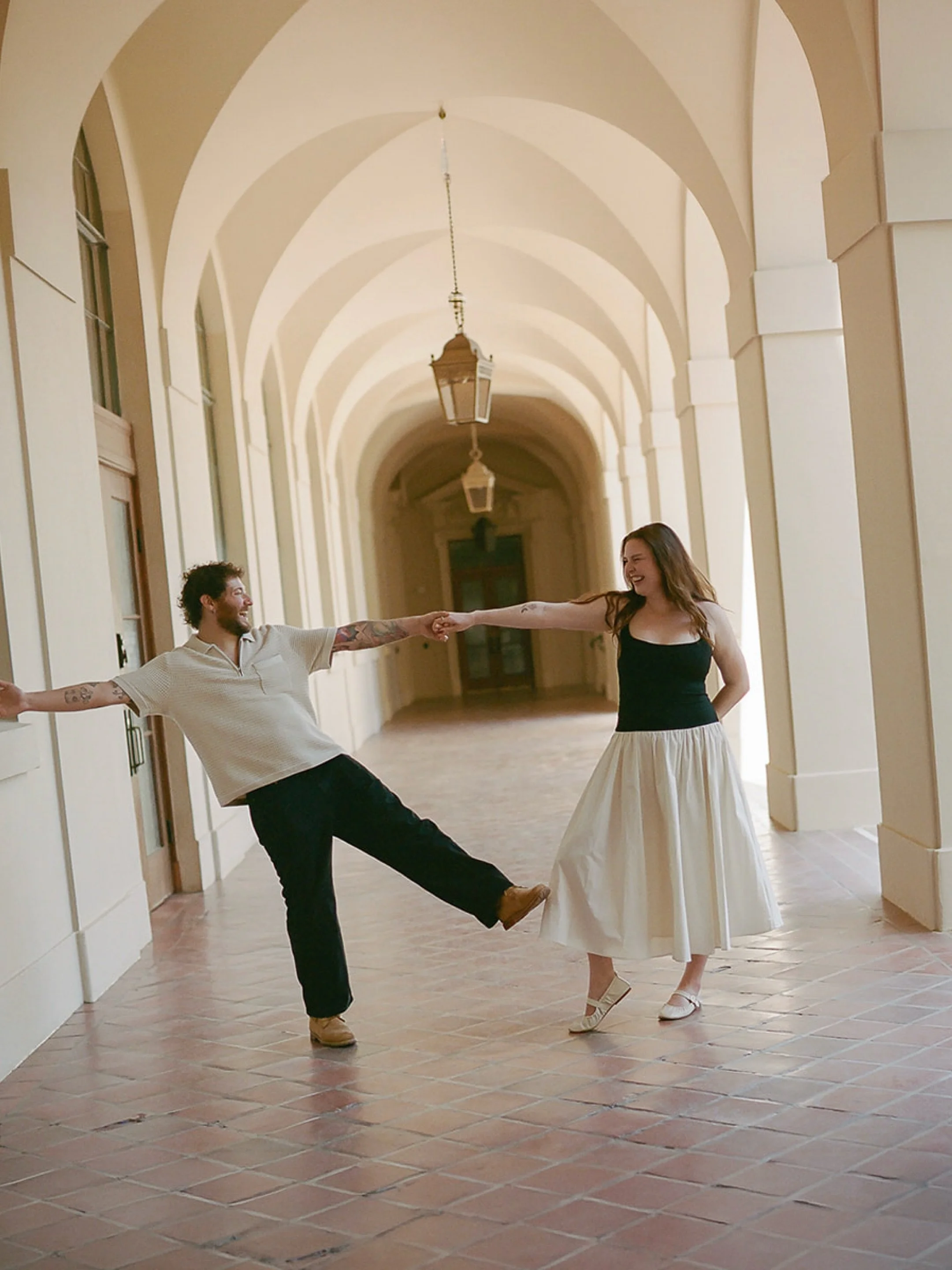 We laughed, we laughed until we cried, we drank and had the merriest engagement session ever. I wish I could do this day all over again with R &amp; E! Stay tuned for wedding day. Mostly on film 🎞️ @littledomsla you have my heart forever &hearts;️ t