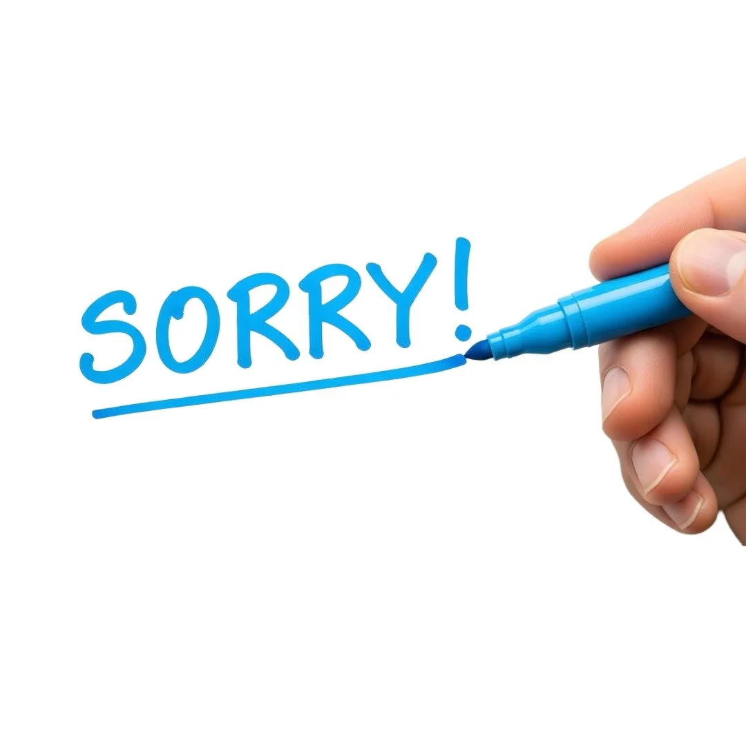 Entschuldigungsschreiben an alle Betroffenen