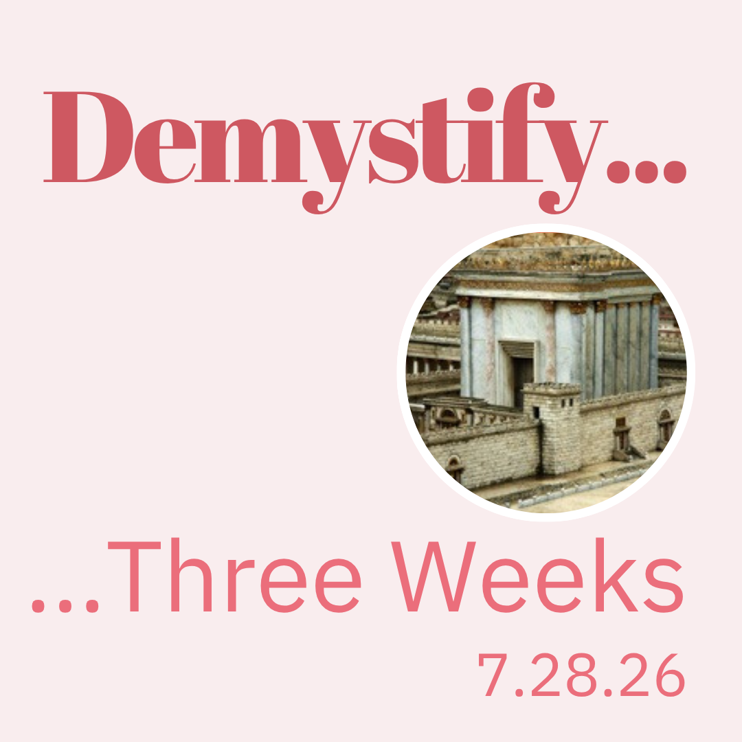 Demystify... Three Weeks!