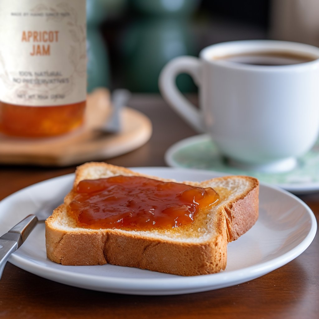 Toast with apricot jam.jpg