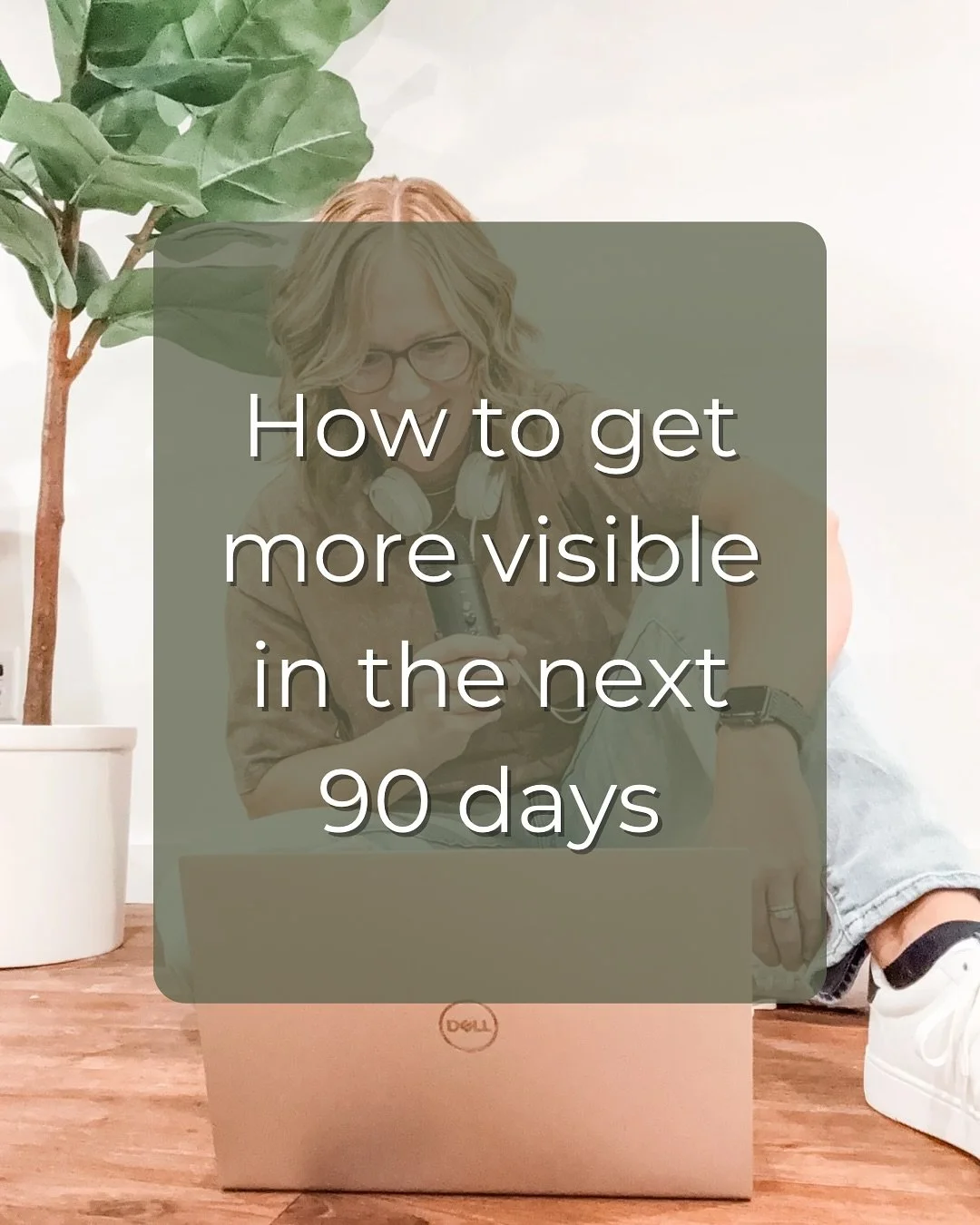 Visibility in 90 days isn&rsquo;t about going viral or dancing on reels. 

It&rsquo;s about being seen by the right audience. 

Being intentional about your speaking topics, saying &ldquo;yes&rdquo; to aligned podcasts (only), and leading with value 