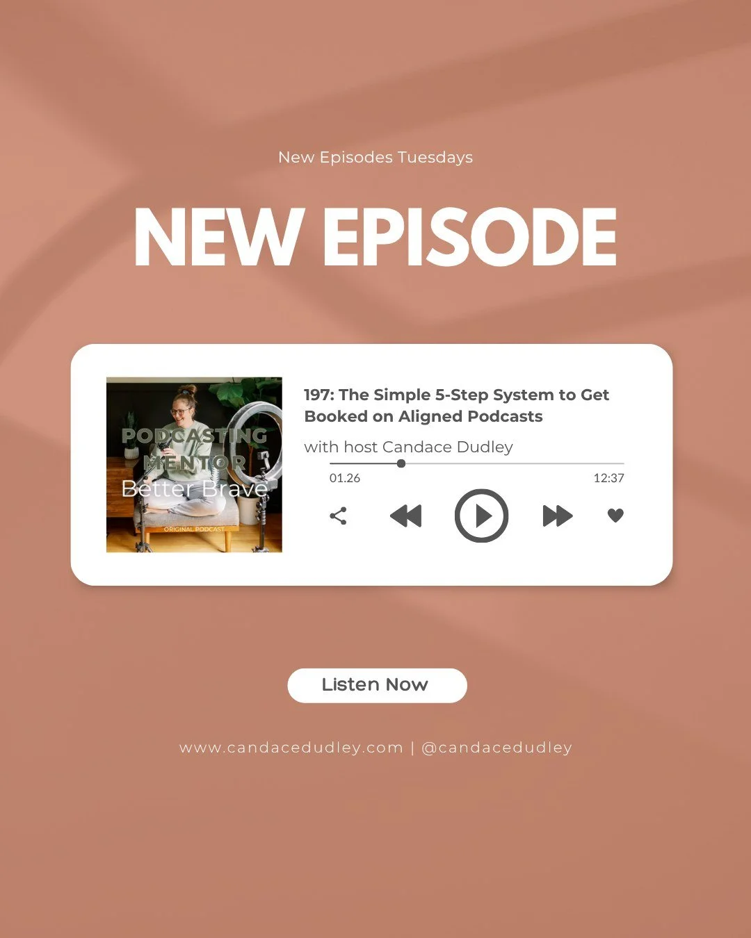 Your message is solid. Your content is good.
But if no one&rsquo;s seeing it&hellip; that&rsquo;s the real problem.

I'm Candace Dudley, I've produced over 200 episodes and I've been on 50 podcasts alone this year. 

In this solo episode, I&rsquo;m w