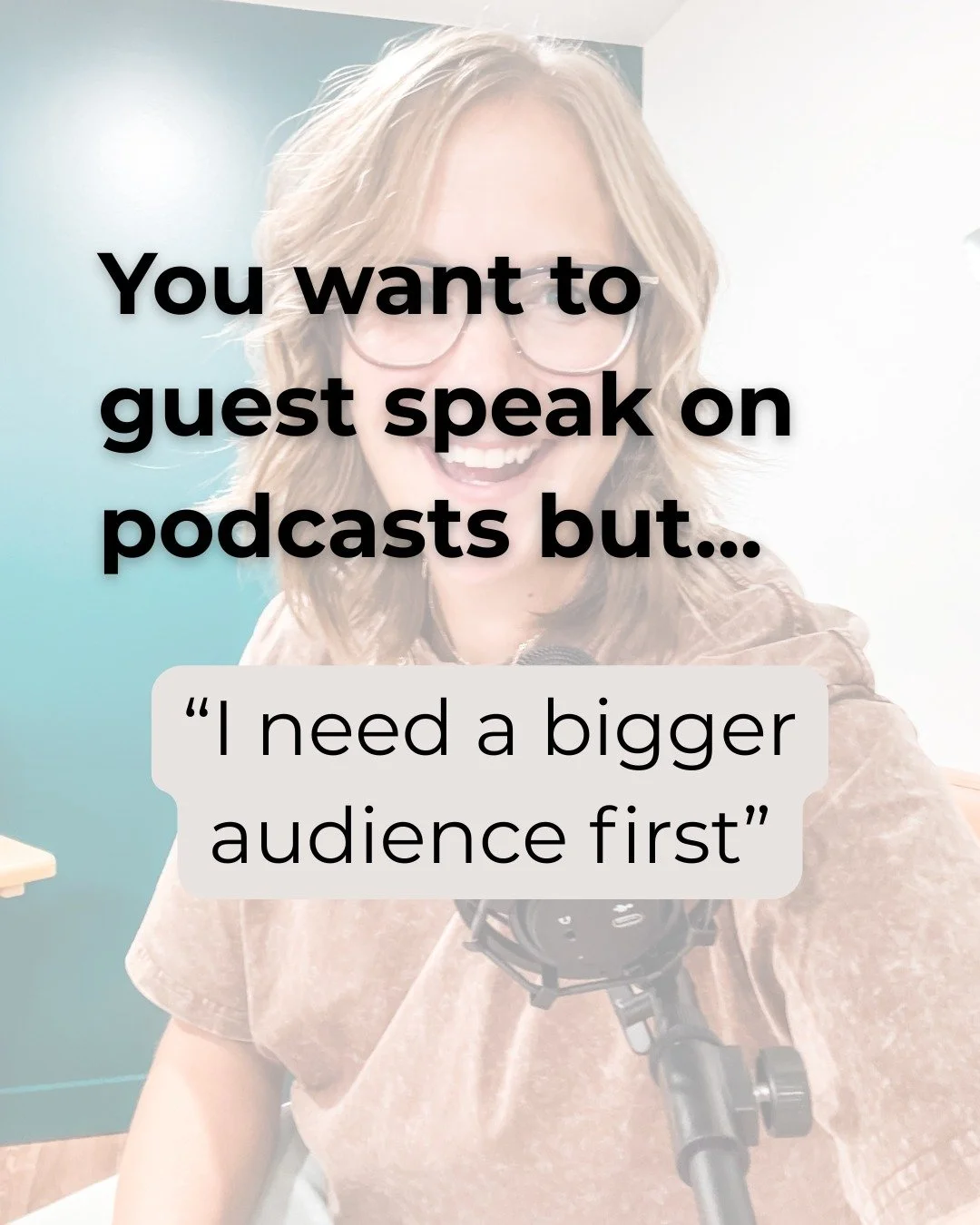 So you want to speak on podcasts&hellip; but something in you is still whispering, &ldquo;Not me. Not yet.&rdquo;

Maybe it&rsquo;s the thought that you need a bigger audience first.
Maybe it&rsquo;s the fear of messing up.
Maybe it&rsquo;s the &ldqu