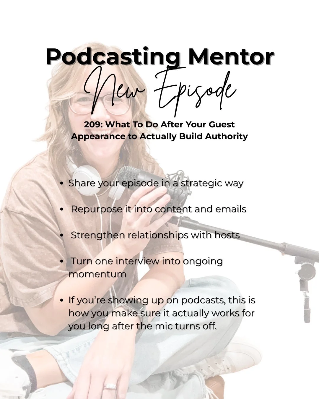You did the interview.
You sounded great.
You hit stop on the recording&hellip;

Now what?

Most guests think the work is over when the episode goes live &mdash; but that&rsquo;s actually when your authority starts building.

In my newest solo episod