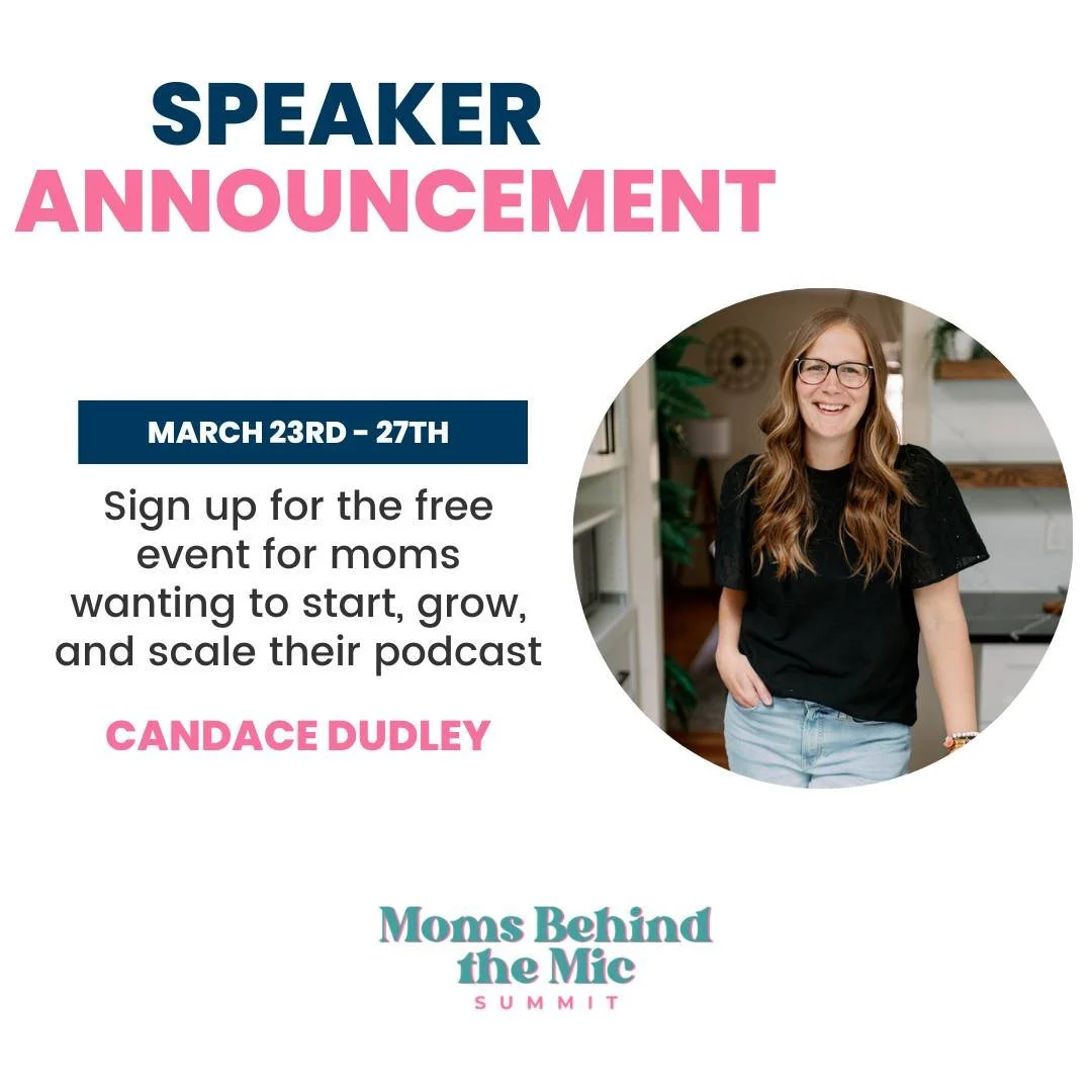 Speaking gigs and podcast guesting are basically besties. ✨

Both put you in front of the right people. 
Both build your authority. 
Both grow your business without you having to post 47 reels a week.

I'm speaking at the Moms Behind the Mic Audio Su