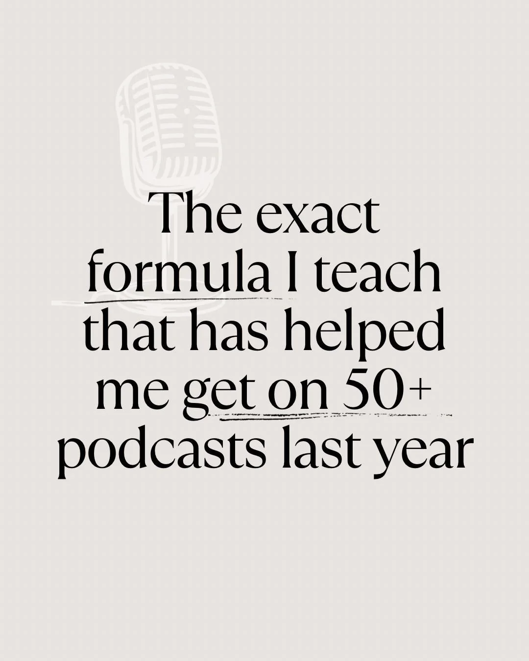 Head to my (free) Podcast Matchmaking Community to jump start your podcast tour plans! 

Whether you want to speak on 50 shows or 4 shows this year, this is the place to start. 

Check the resource tab for my best guesting tips.