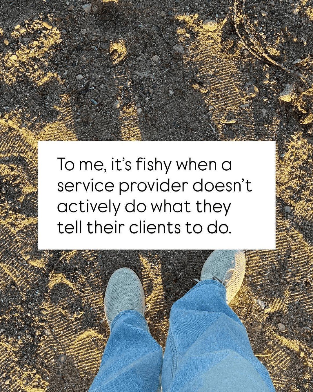 I'm not going to tell you to guest on podcasts and then not do it myself. 🎙️

Honestly? It's fishy to me when a service provider doesn't practice what they preach.

If I'm going to coach you on podcast guesting strategy, you better believe I'm out h