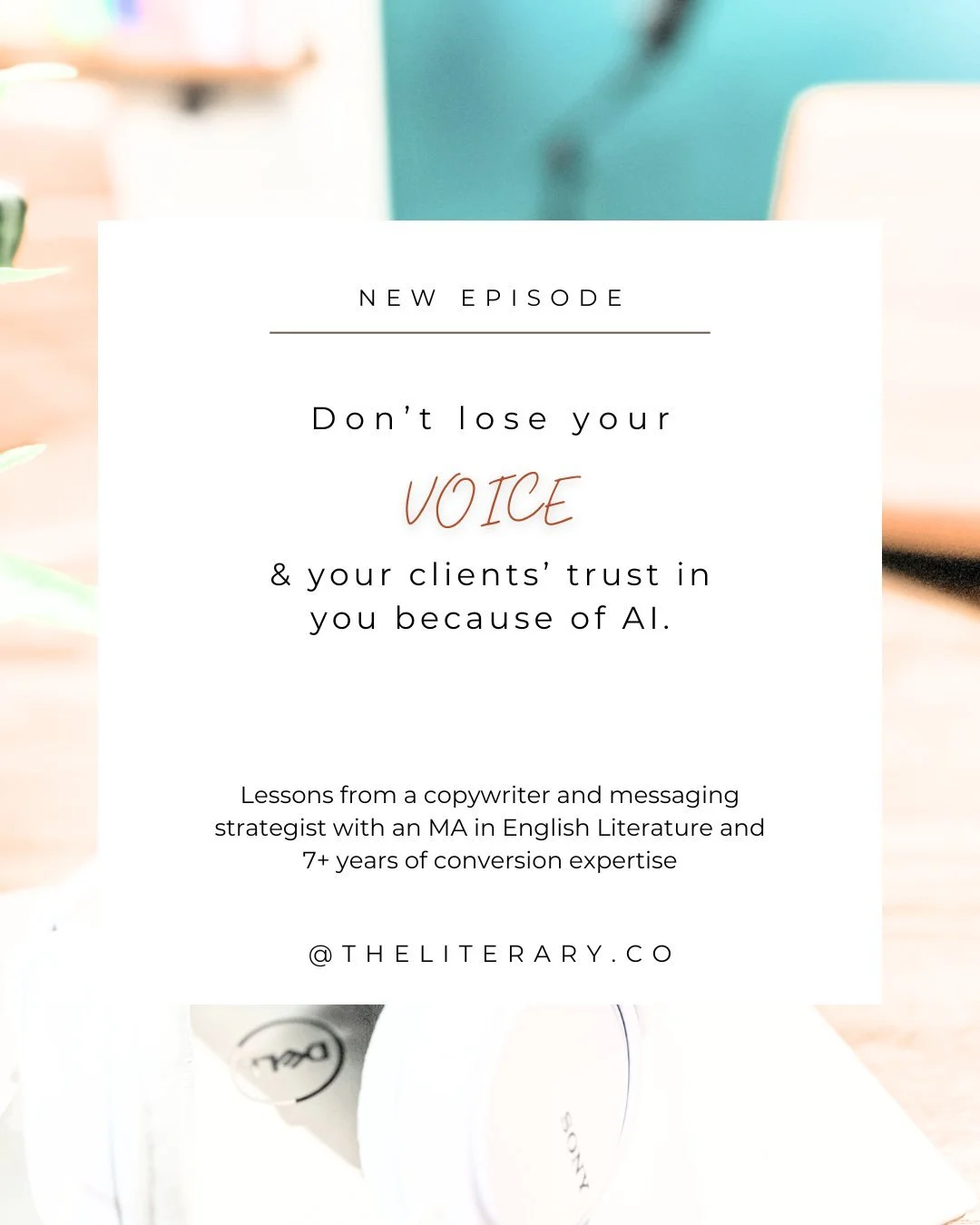 Your copy might be the reason people aren't reaching out. 👇

Not because you're bad at what you do. But because when everyone's using the same AI tools the same way, everything starts to sound the same &mdash; and generic copy doesn't convert.

I br