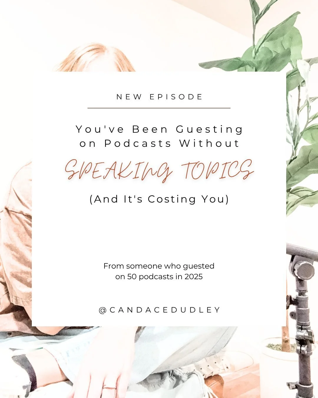 If you've been guesting on podcasts and it's not converting &mdash; this is probably why. 👇

Most guests show up to interviews with zero speaking topics. They talk about whatever the host asks, have a great time, and then wonder why nothing is movin