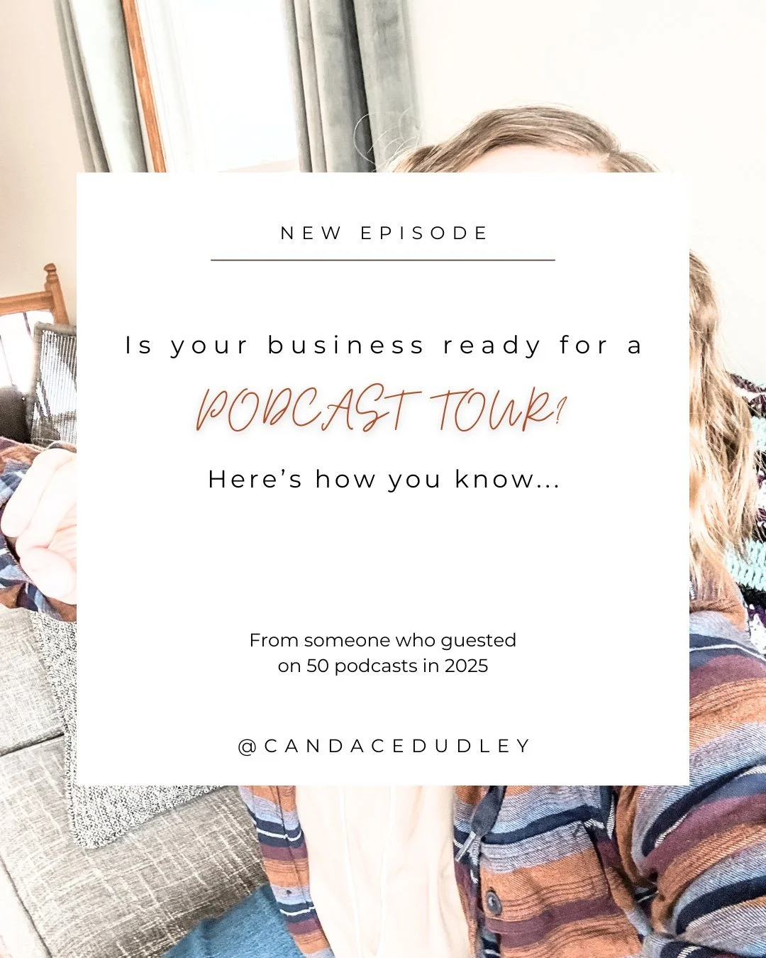 I had a client who kept putting off her podcast tour because of a rebrand. "I'll wait until it's done" &mdash; sound familiar?

When we talked through the timing, she had a total lightbulb moment. Because of the natural lull between booking