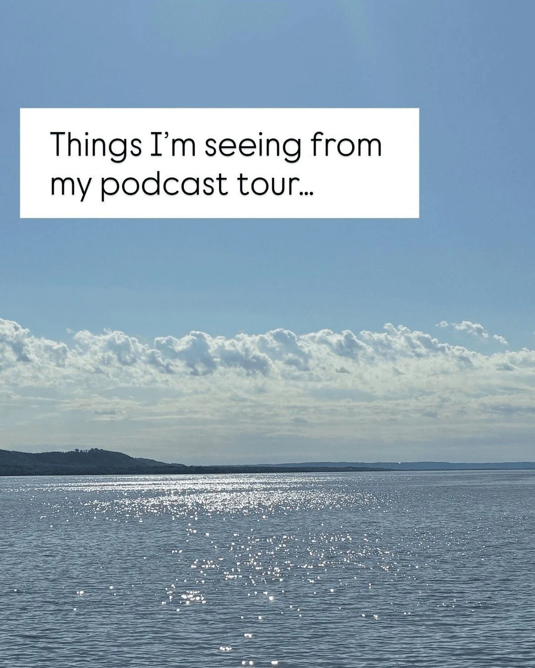 A podcast tour isn&rsquo;t just getting on as many shows as possible. 

With my framework&hellip;

It&rsquo;s about being intentional with your speaking topics so they relate right back to your business. 

It&rsquo;s about saying yes only to shows th