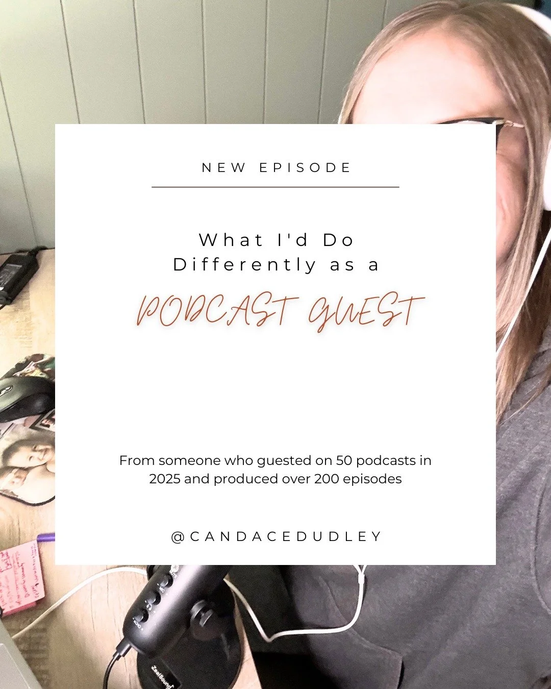 In 2023 I was guesting on podcasts and getting almost nothing from it. 

Not leads, not followers, not momentum.

Here's what I was doing wrong &mdash; and exactly how to fix it.

Episode 231 is live. Link in my bio. 🫶🏼