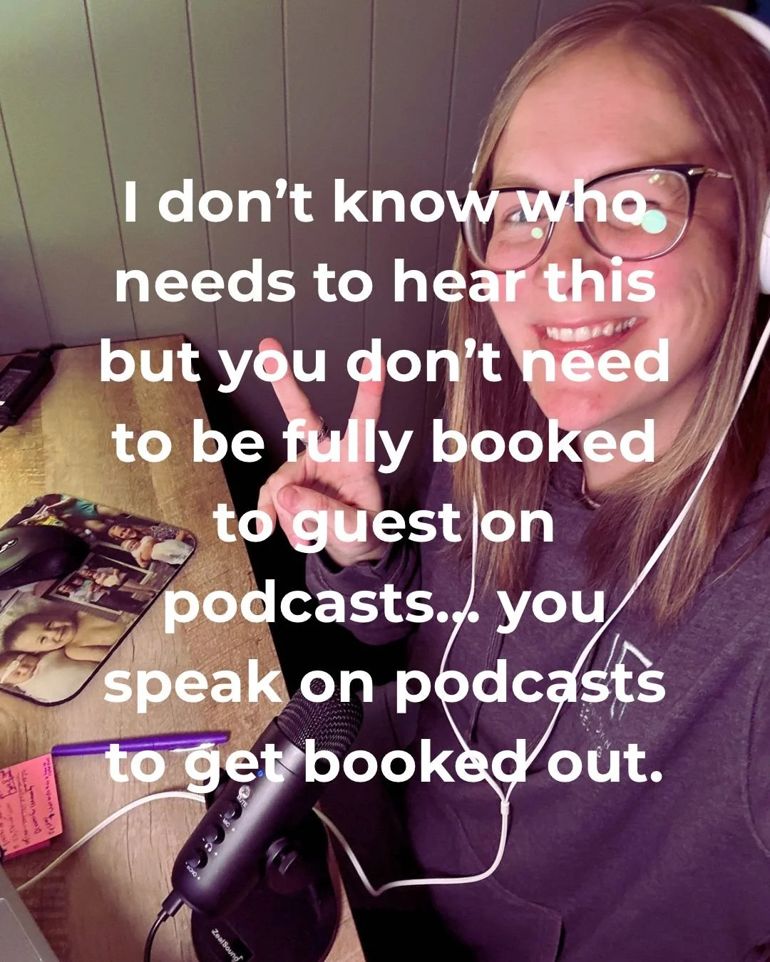 If you&rsquo;ve been thinking about speaking on podcasts, you should&rsquo;ve started yesterday. 

But, today is the next best day! 

And I have your next step, join my (free) Podcast Matchmaking Community that&rsquo;s for hosts looking for guests an