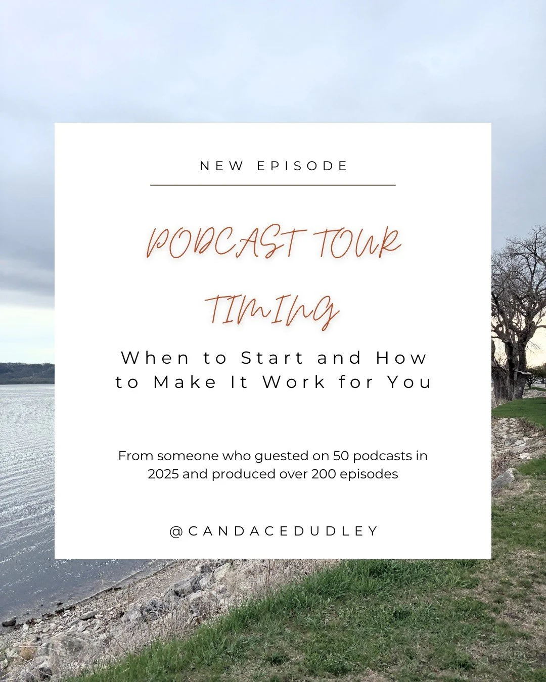 Waiting for the right time to start guesting on podcasts? 

This episode will either confirm you're ready or show you exactly what needs to happen first.

Episode 235 is live. Link in my bio. 🫶🏼