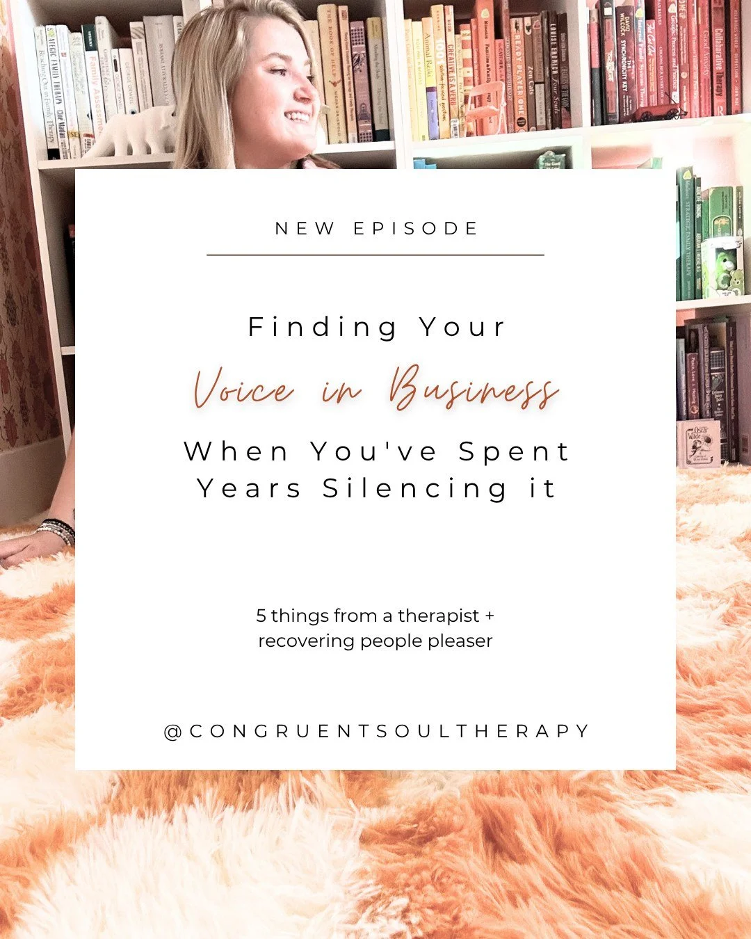 Your voice is the most powerful tool in your business. 

But most of us were never taught how to actually use it.

Episode 240 with therapist Candice @congruentsoultherapy 
is live. Link in my bio. 🫶🏼
