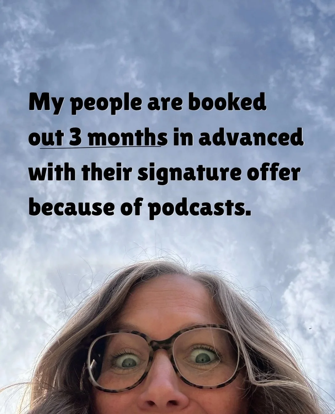 Podcasts are the fastest way to grow your audience and book out your offer, and no can tell me any different because I have too many clients that have proven me right. 

Podcasting for Authority is a 10 week group program that start Oct 1. 

DM me fo