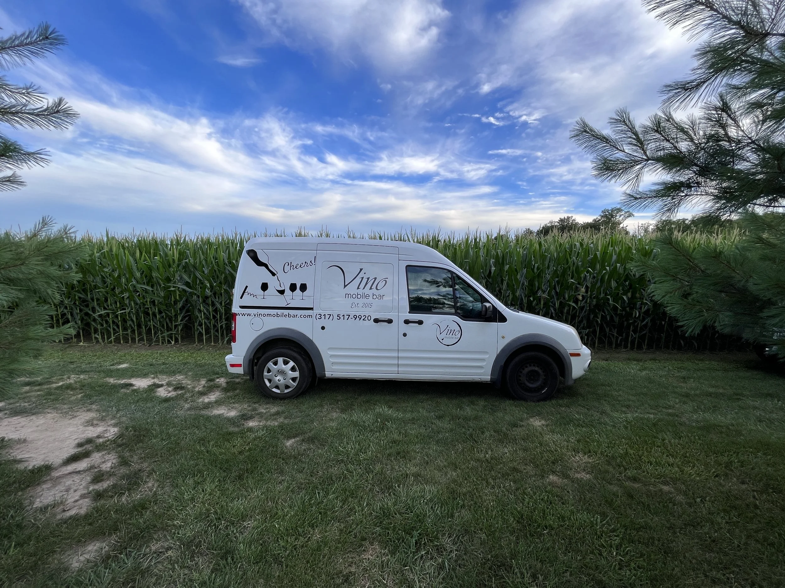 Vito, the compact Vino Mobile Bar setup, providing flexible bar service for indoor and outdoor events in Indiana