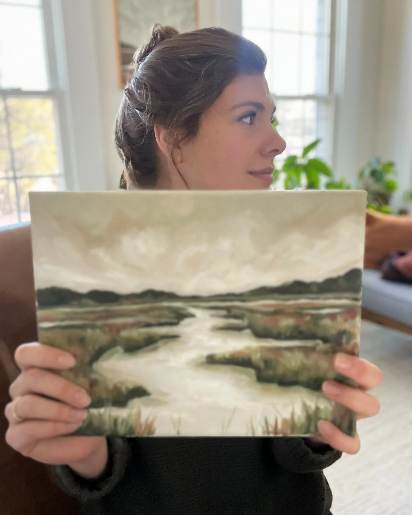 I got a new scanner last night, and you guys- the quality and clarity of these scans is INSANE. This means big, beautiful, wonderful things for the print shop, and it also means this painting has finally been scanned and will be edited today and sent